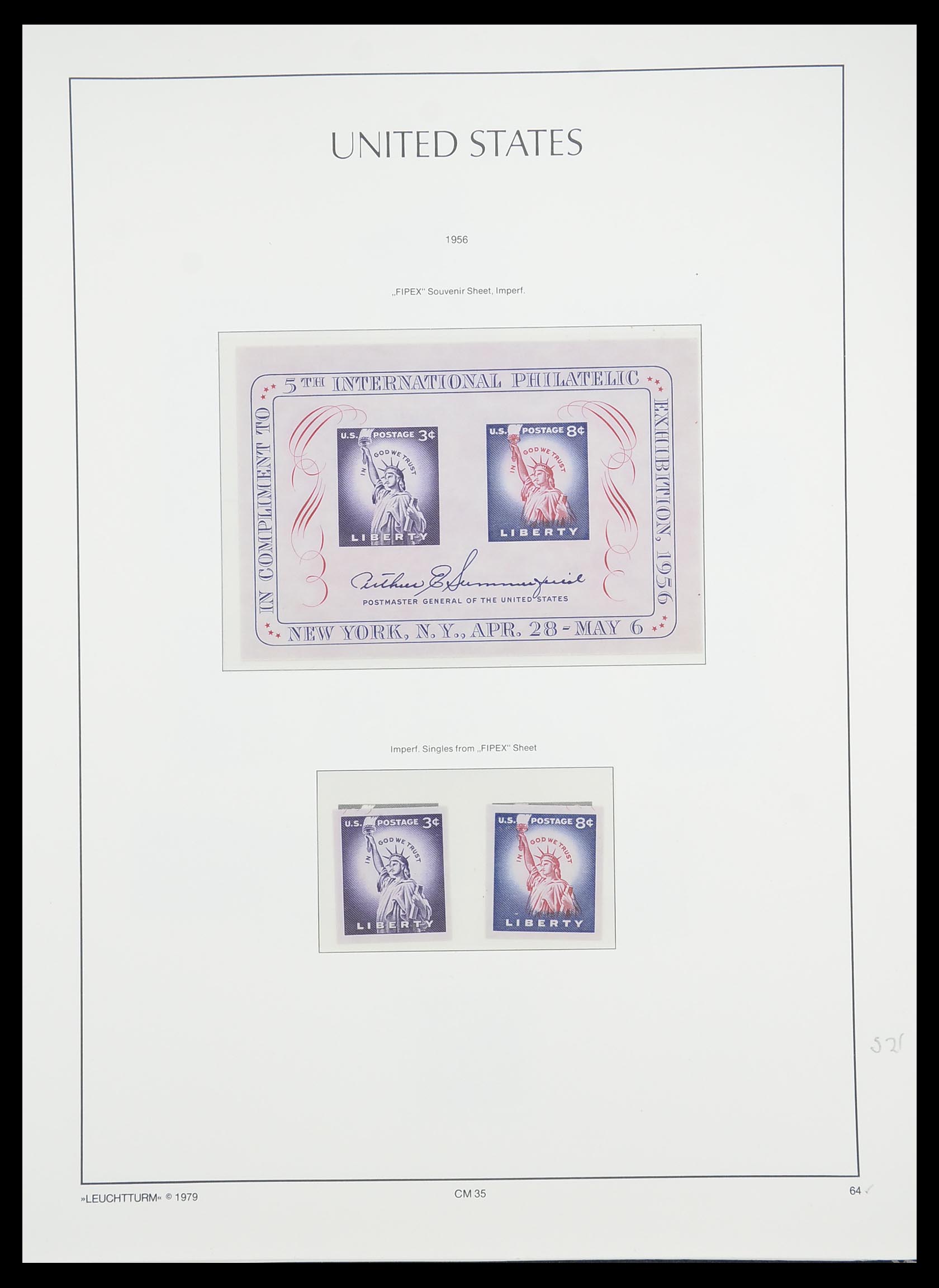 33415 077 - Stamp collection 33415 USA 1851-1964.