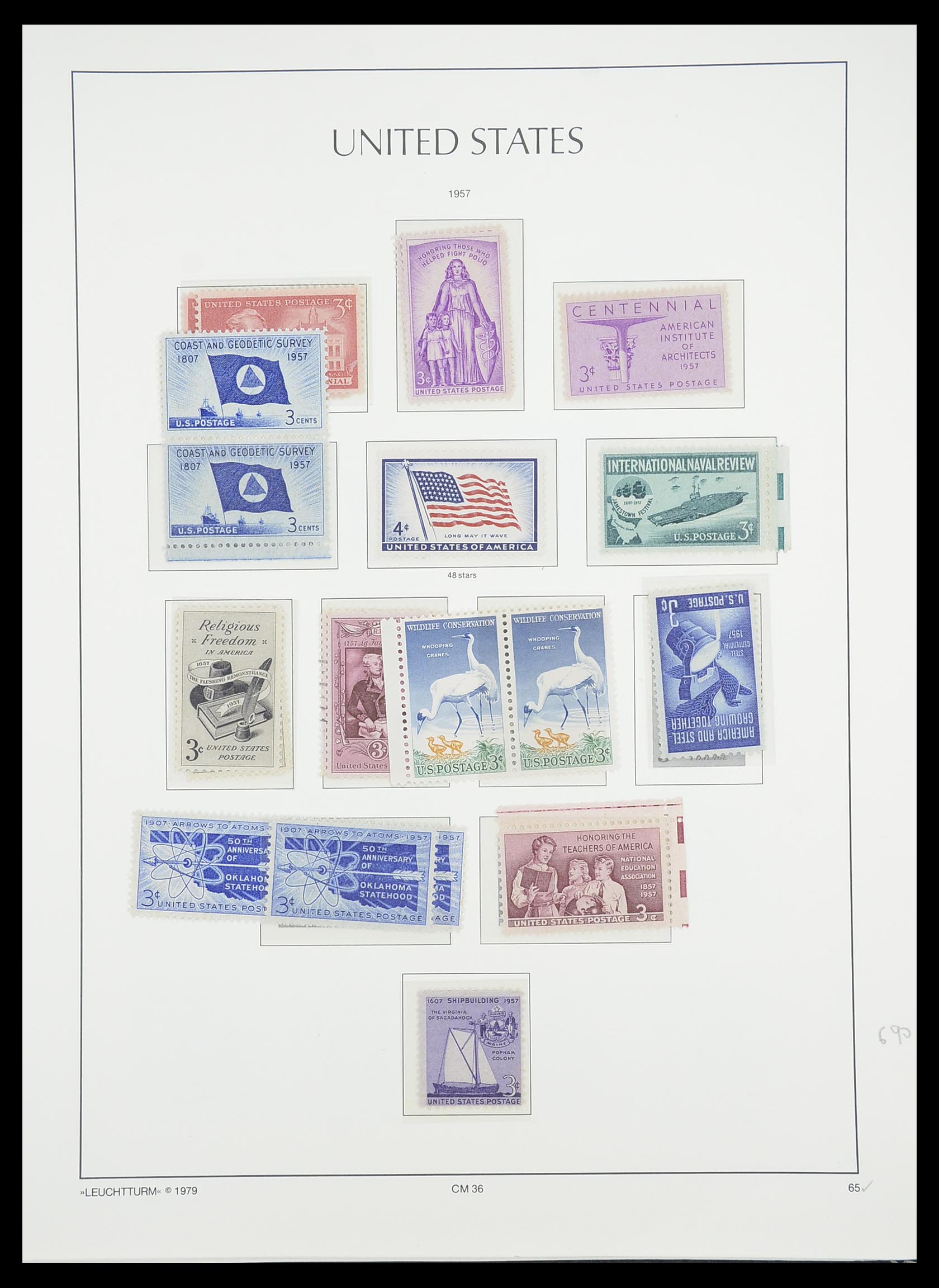 33415 078 - Stamp collection 33415 USA 1851-1964.