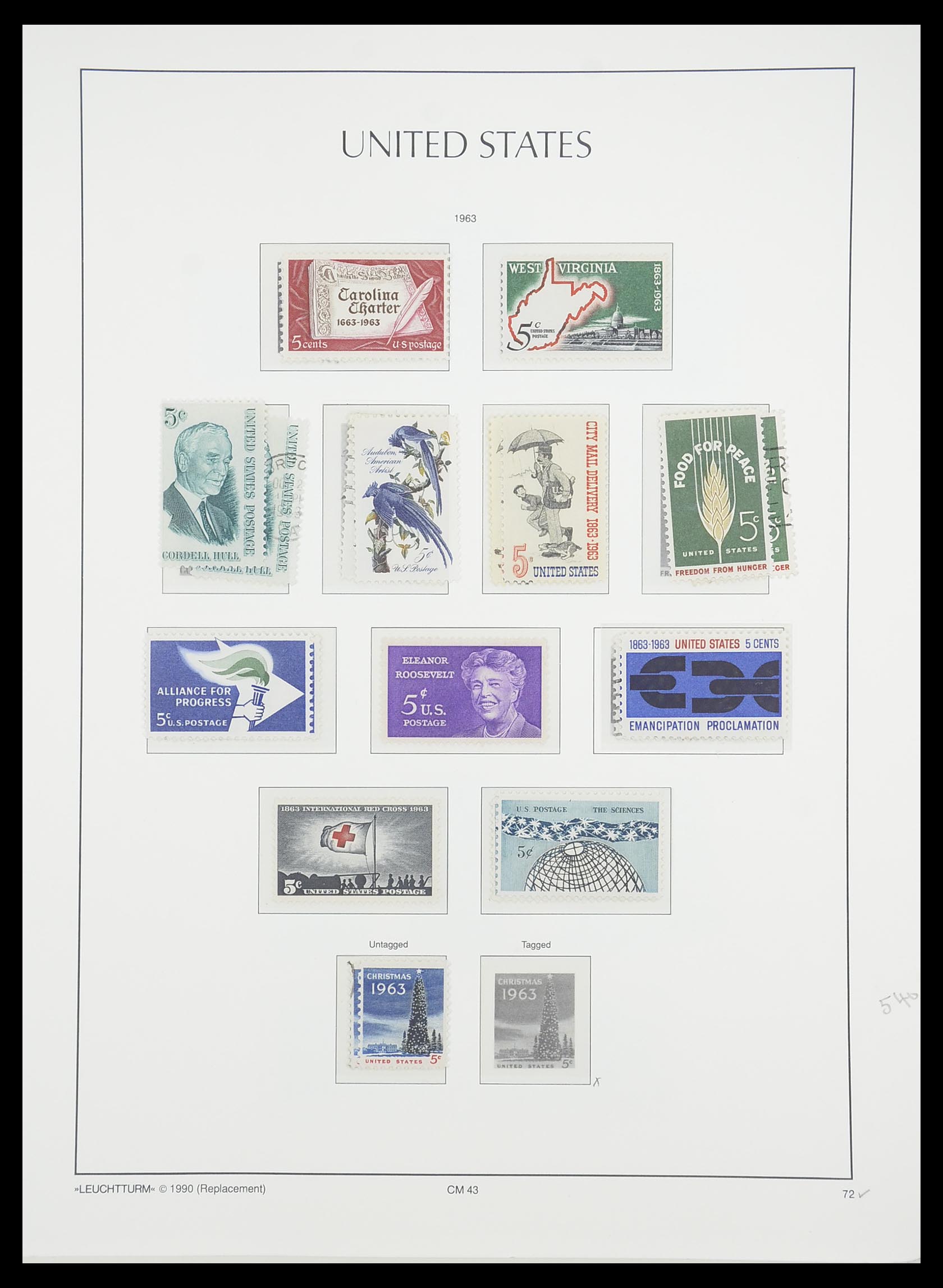 33415 085 - Stamp collection 33415 USA 1851-1964.
