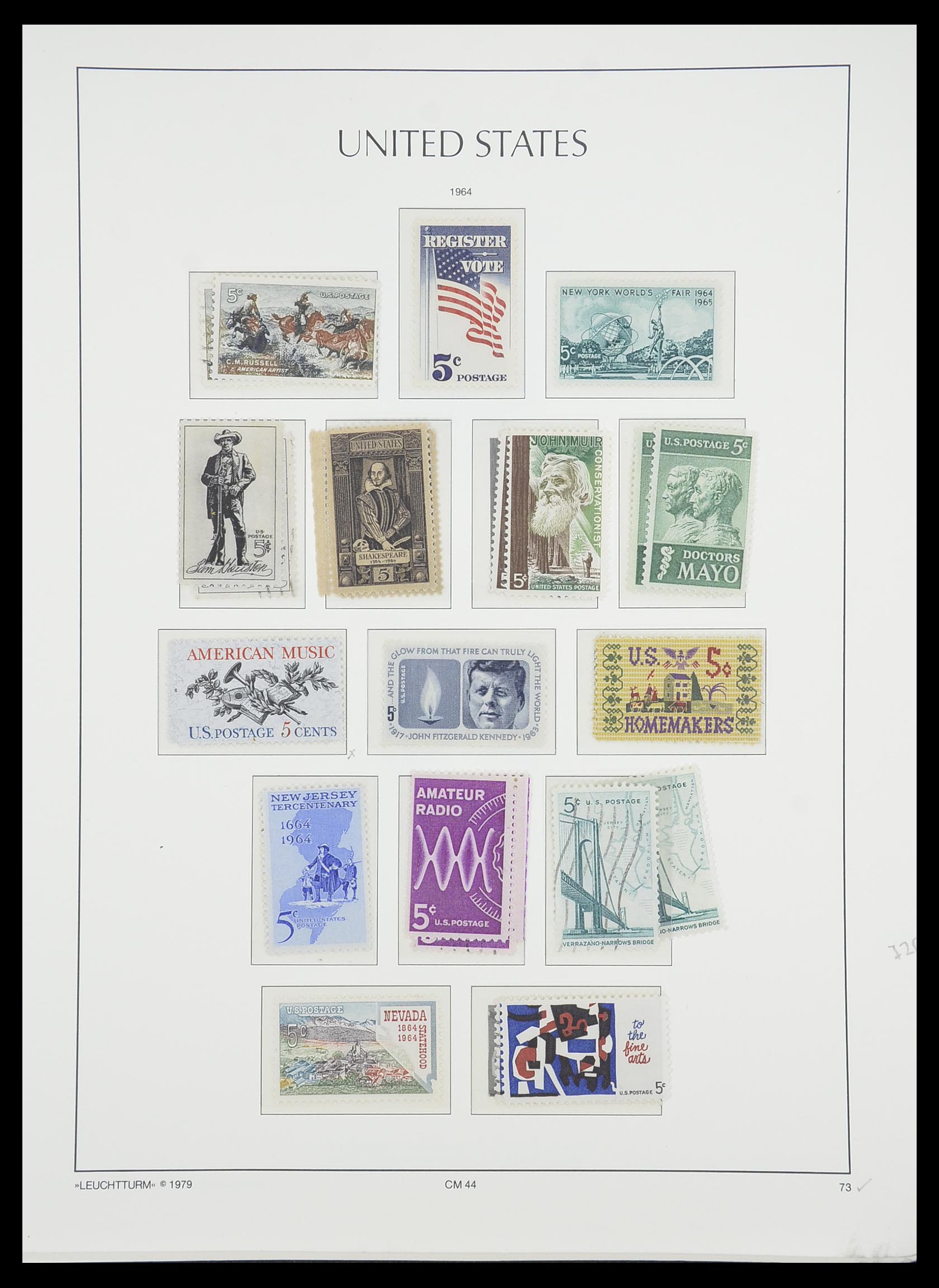 33415 086 - Postzegelverzameling 33415 USA 1851-1964.