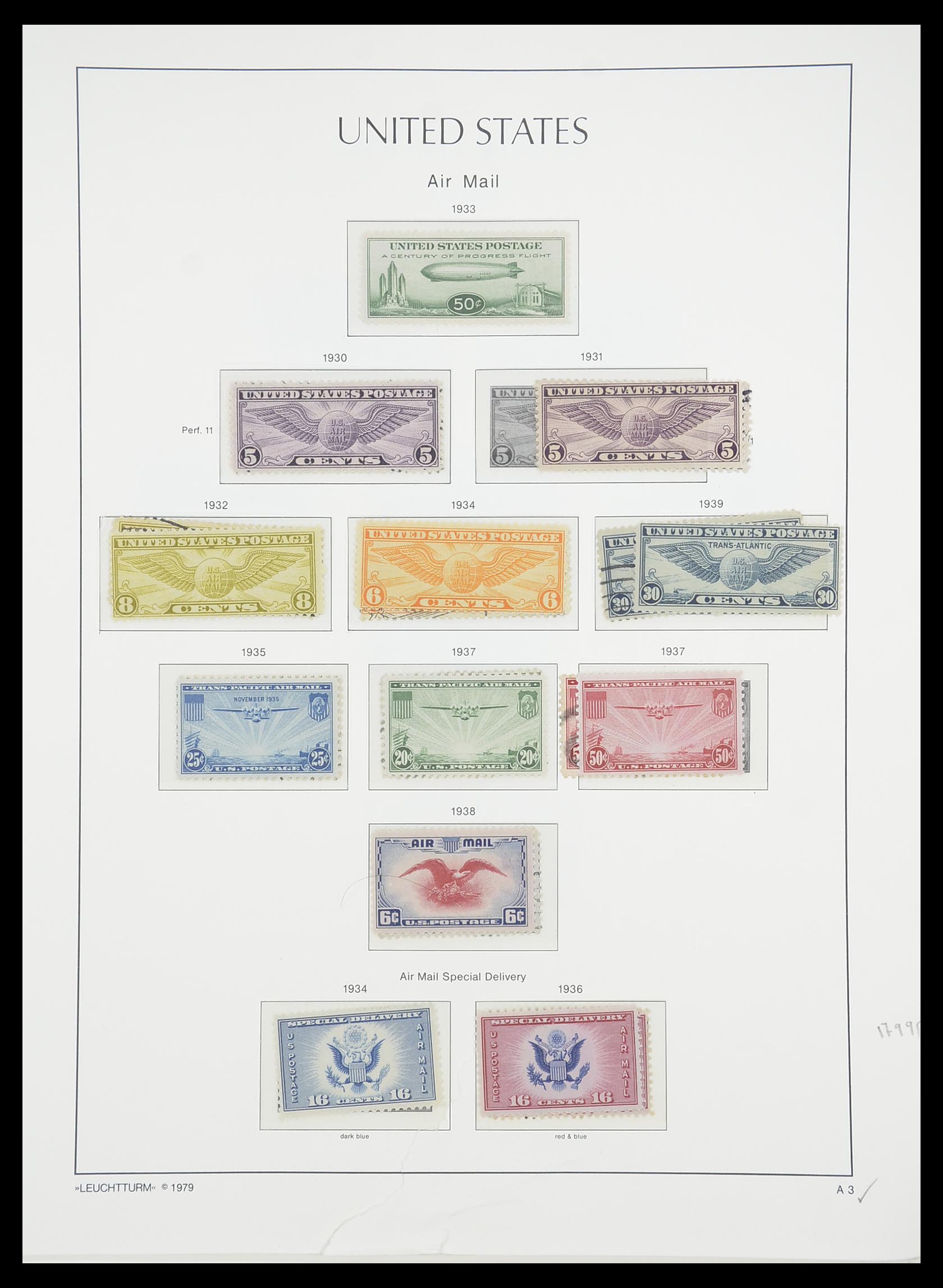 33415 088 - Stamp collection 33415 USA 1851-1964.
