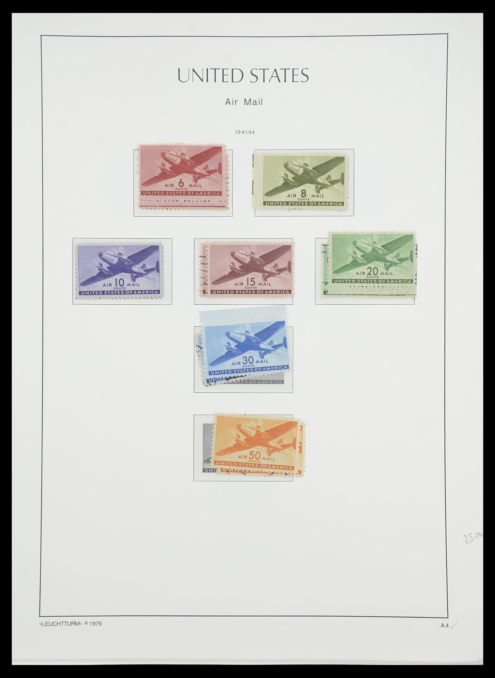 33415 089 - Stamp collection 33415 USA 1851-1964.