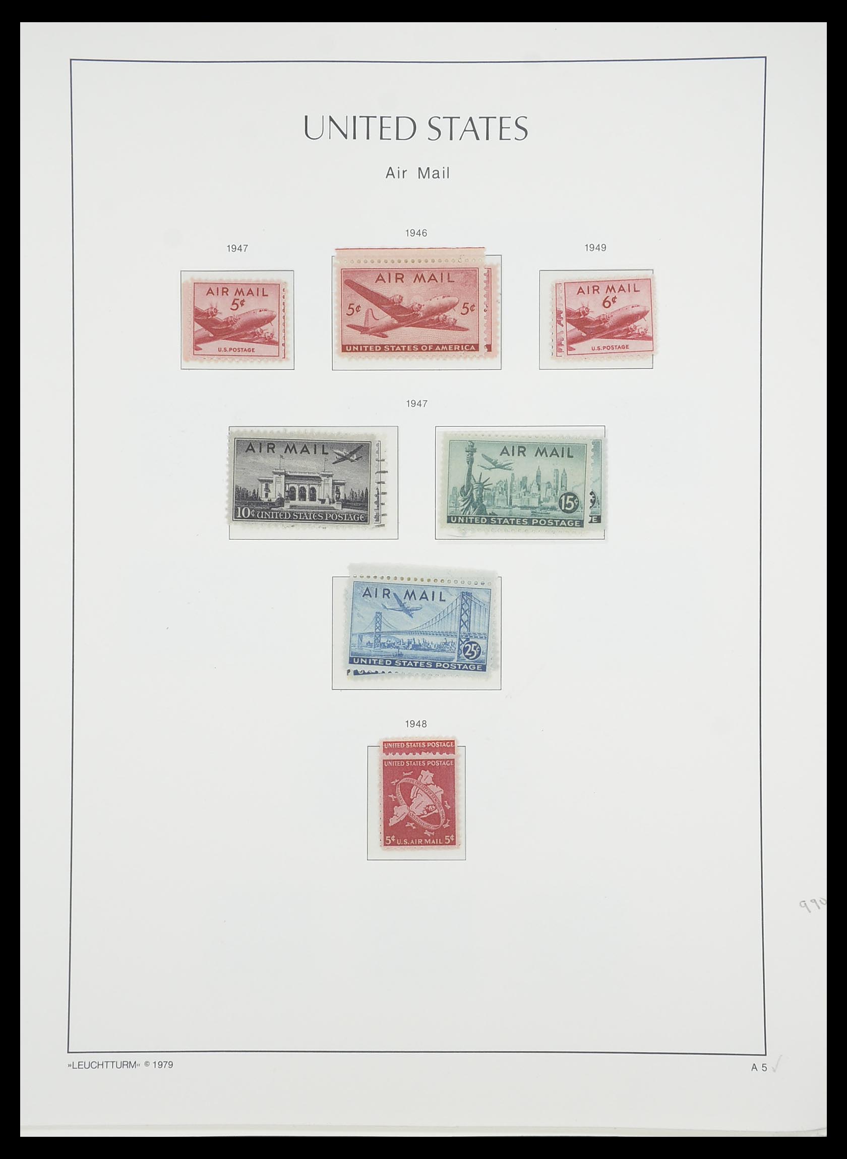 33415 090 - Stamp collection 33415 USA 1851-1964.