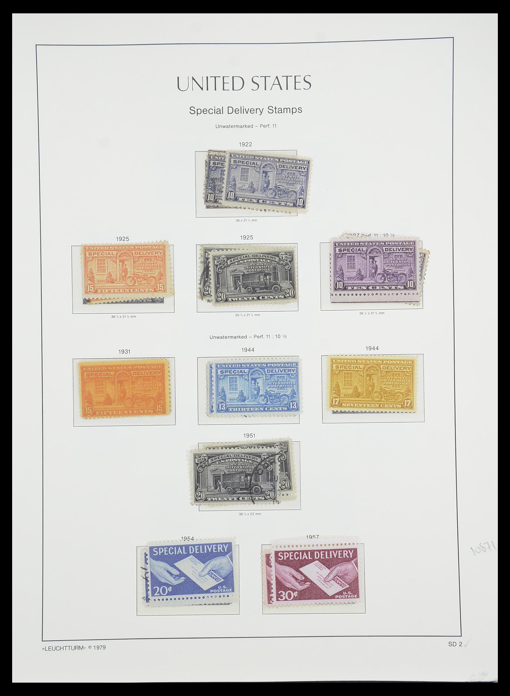 33415 094 - Postzegelverzameling 33415 USA 1851-1964.
