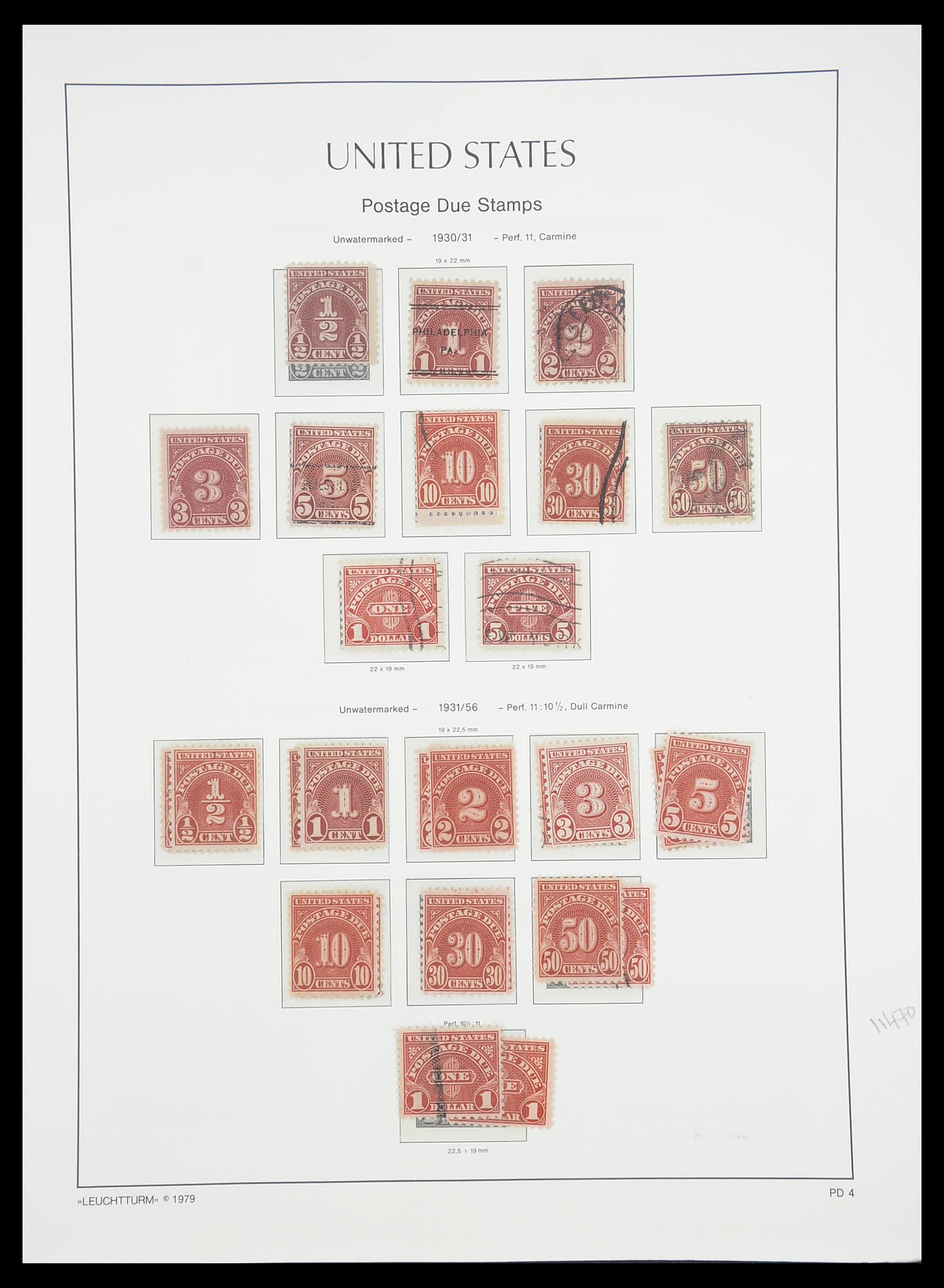 33415 095 - Stamp collection 33415 USA 1851-1964.