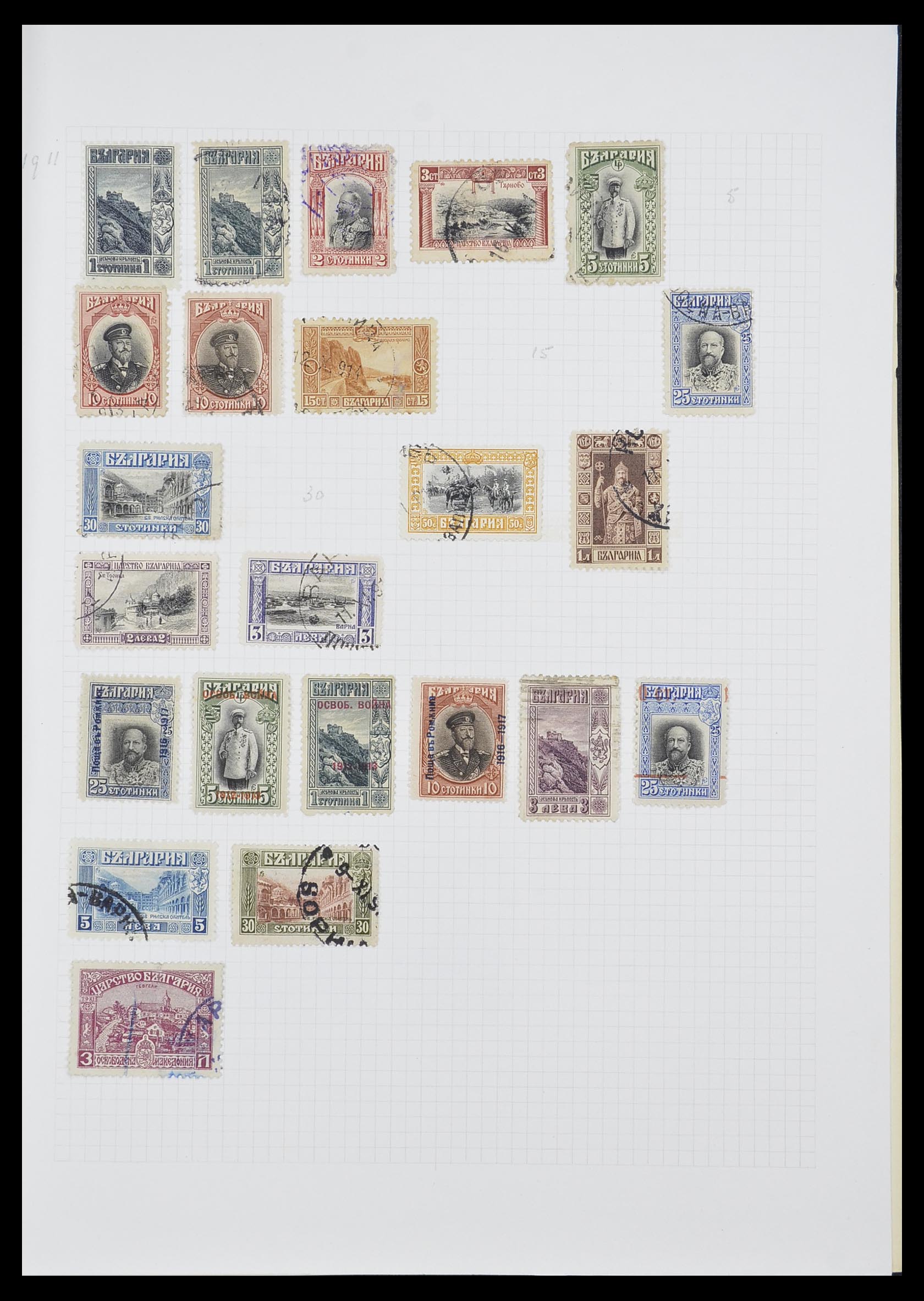 33417 003 - Postzegelverzameling 33417 Bulgarije 1879-1954.