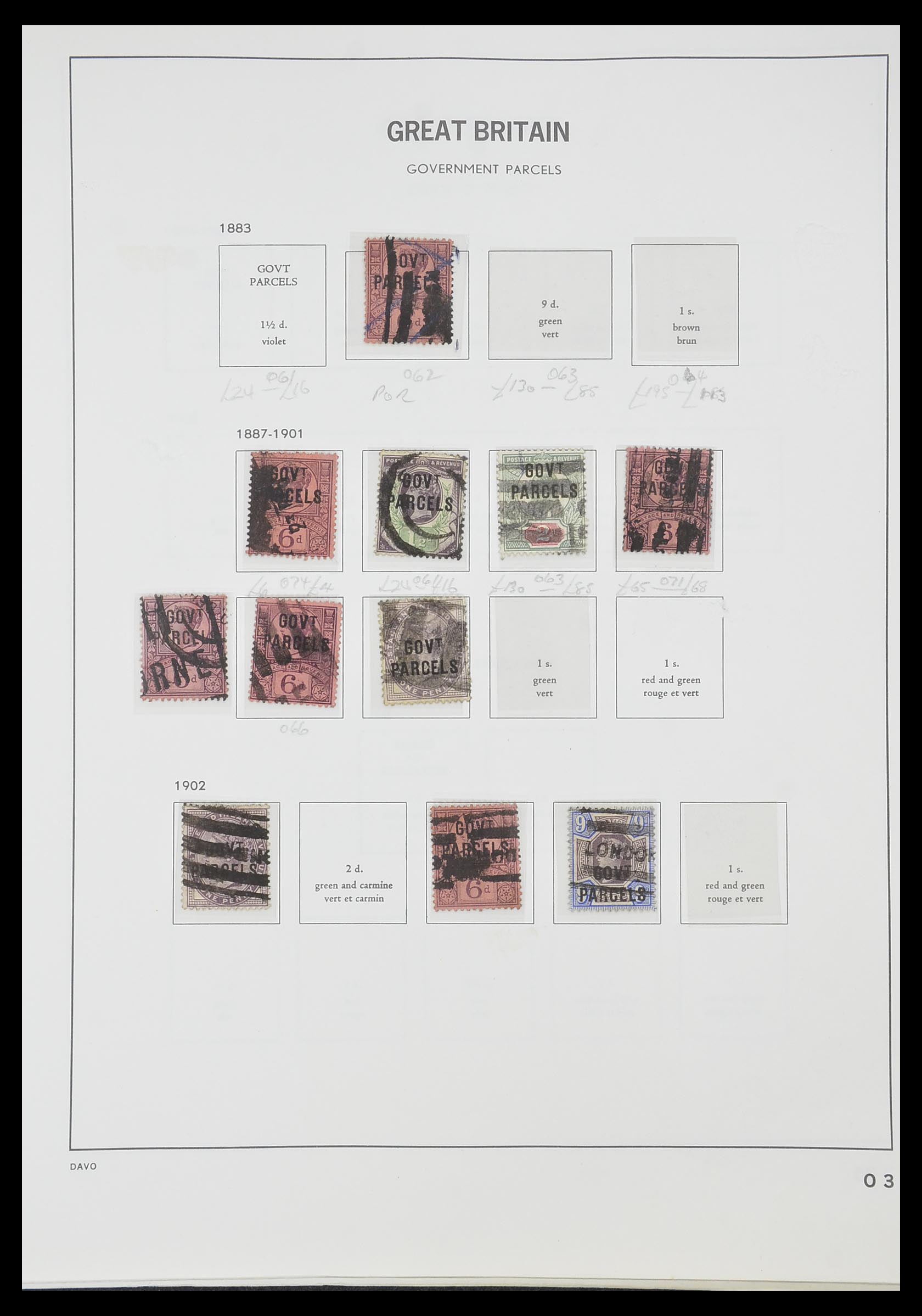 33419 006 - Postzegelverzameling 33419 Engeland 1875-1993.