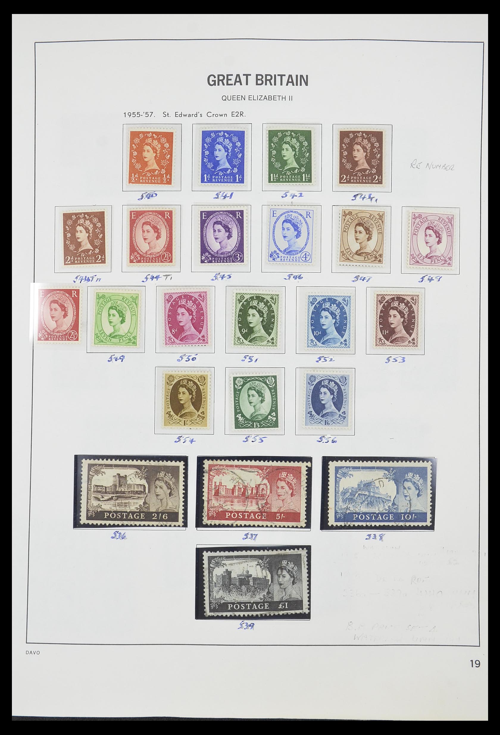 33419 019 - Stamp collection 33419 Great Britain 1875-1993.