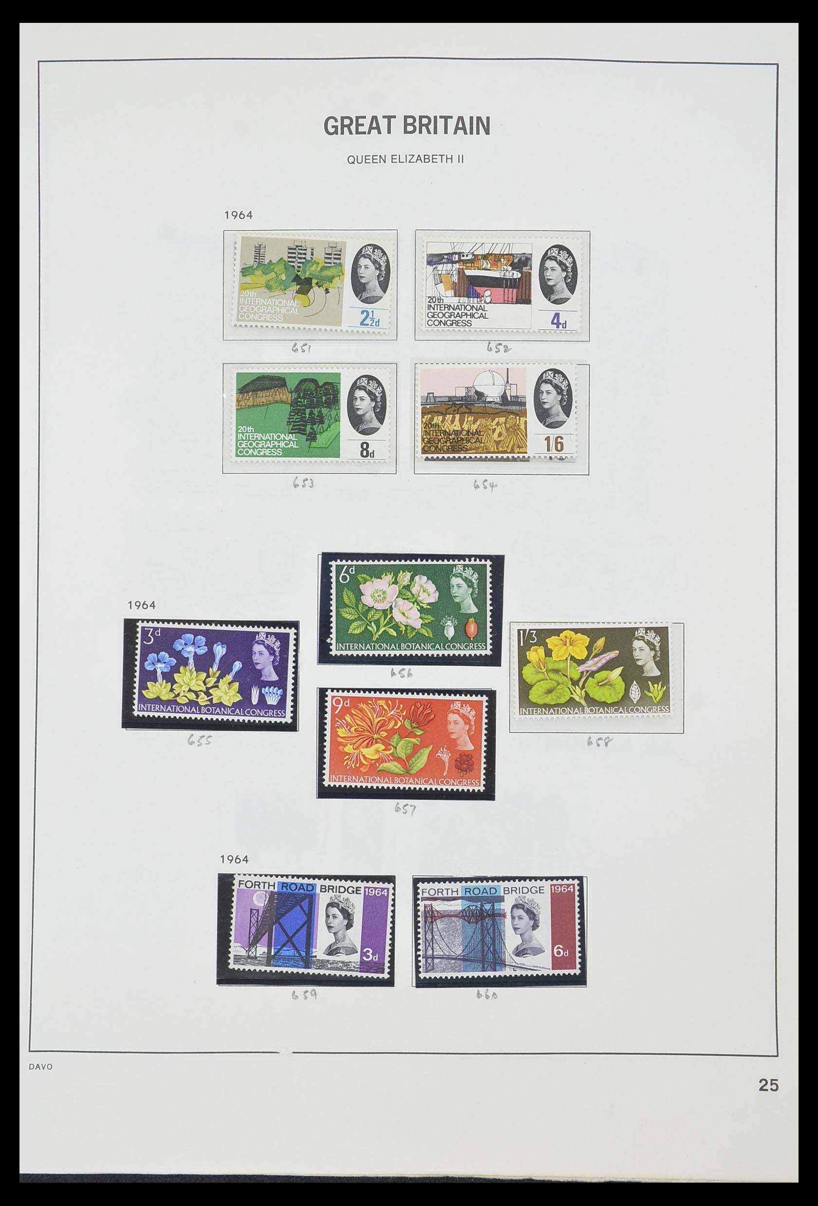 33419 026 - Postzegelverzameling 33419 Engeland 1875-1993.