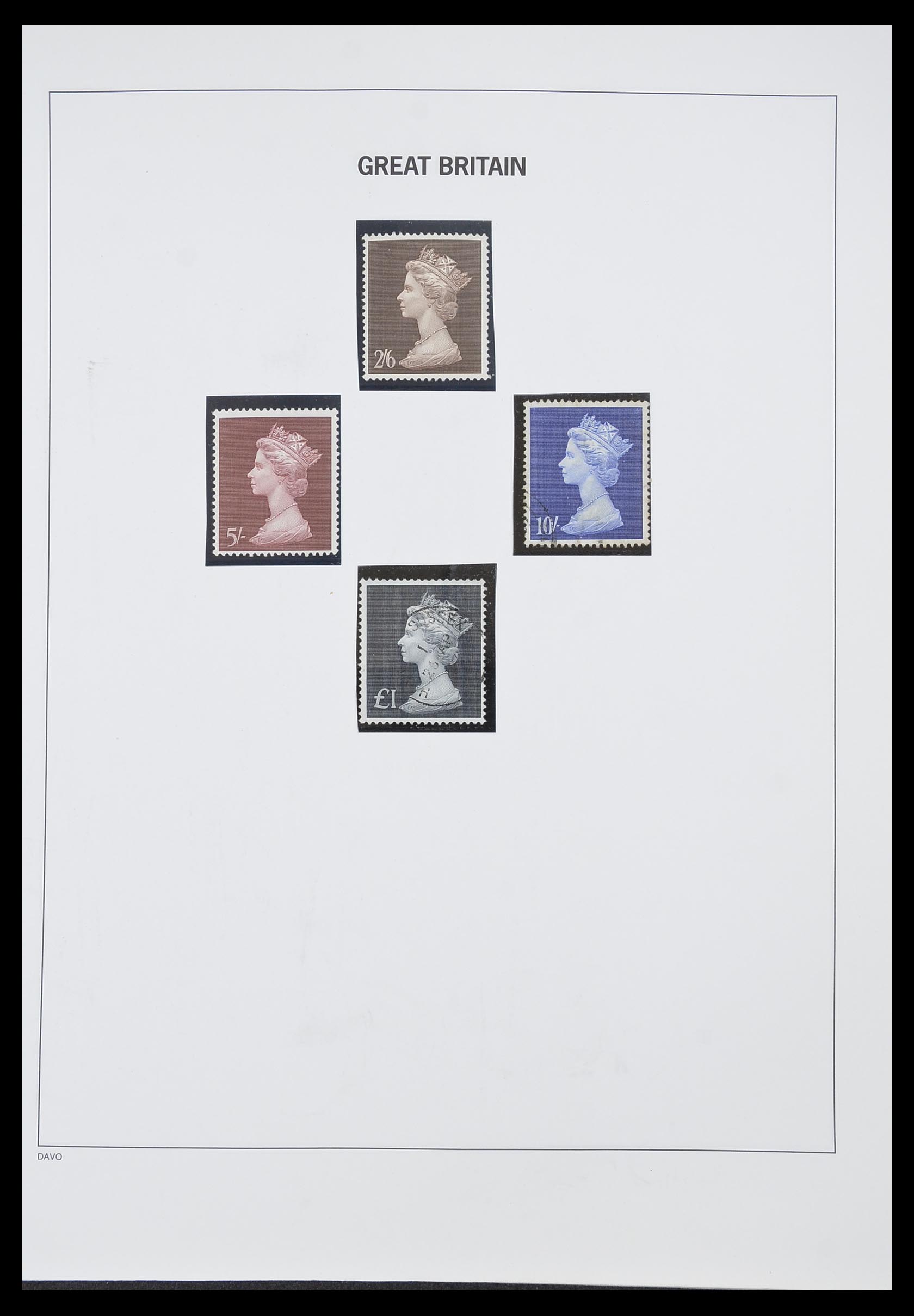 33419 036 - Postzegelverzameling 33419 Engeland 1875-1993.