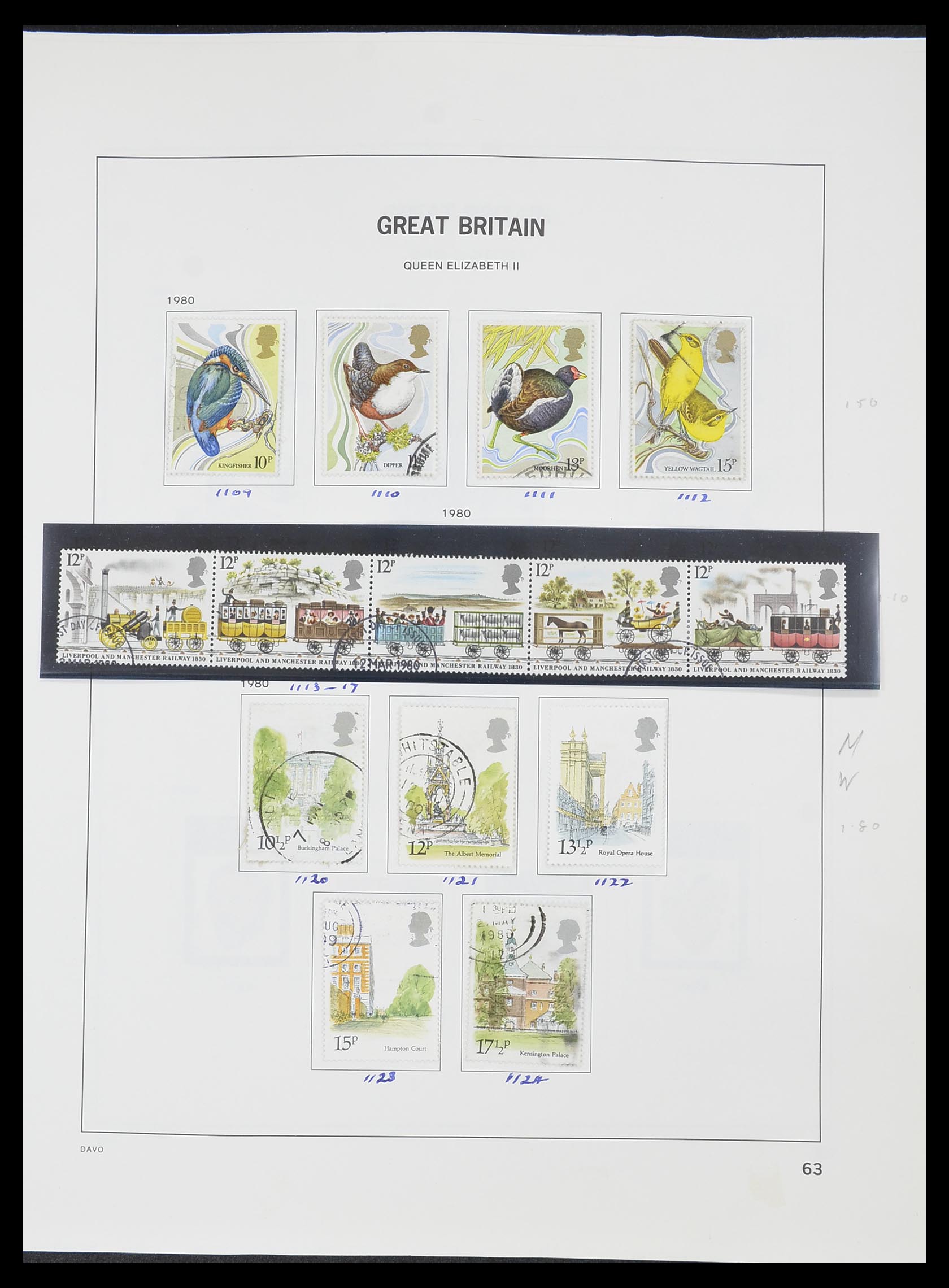 33419 070 - Postzegelverzameling 33419 Engeland 1875-1993.