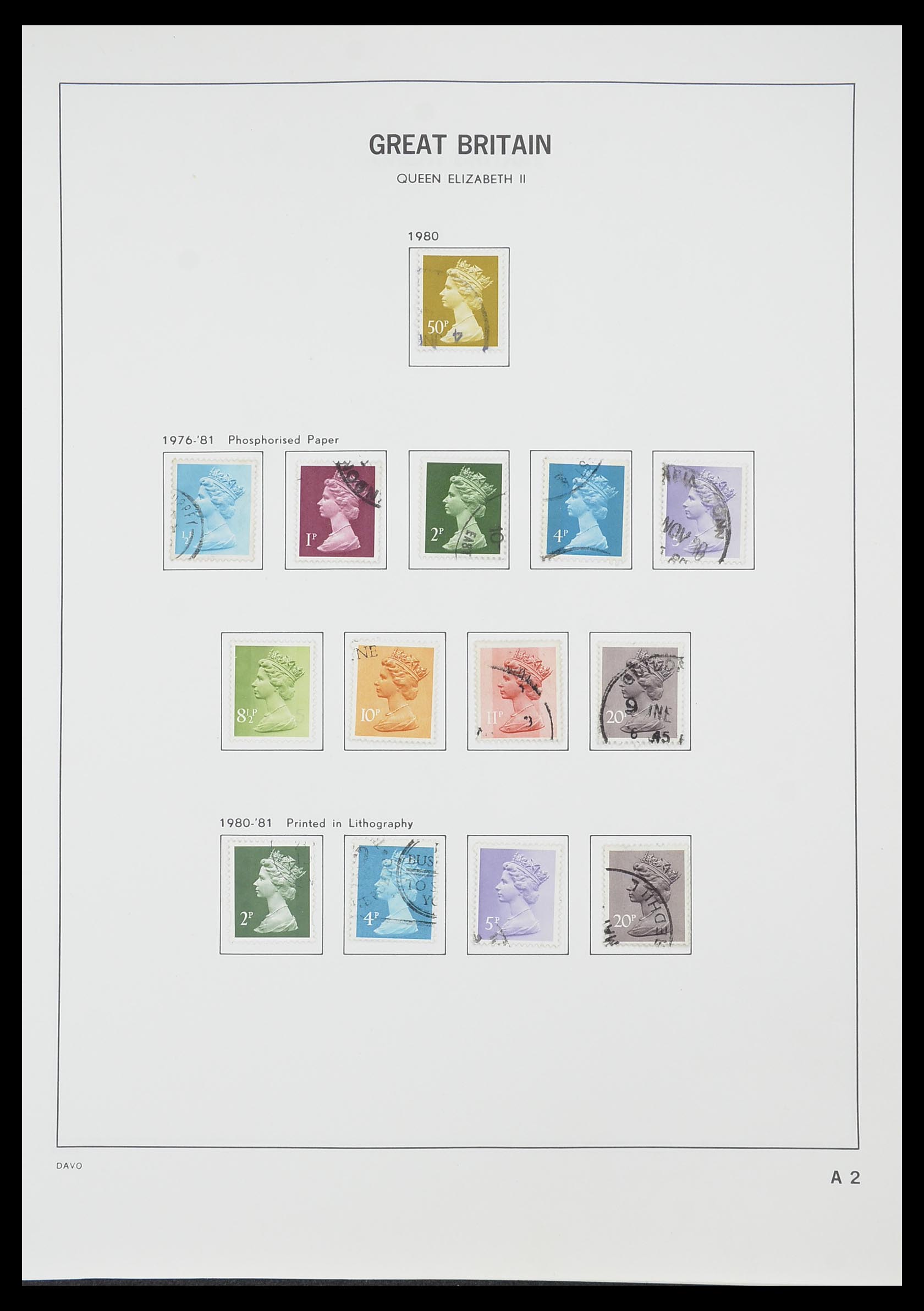 33419 089 - Postzegelverzameling 33419 Engeland 1875-1993.