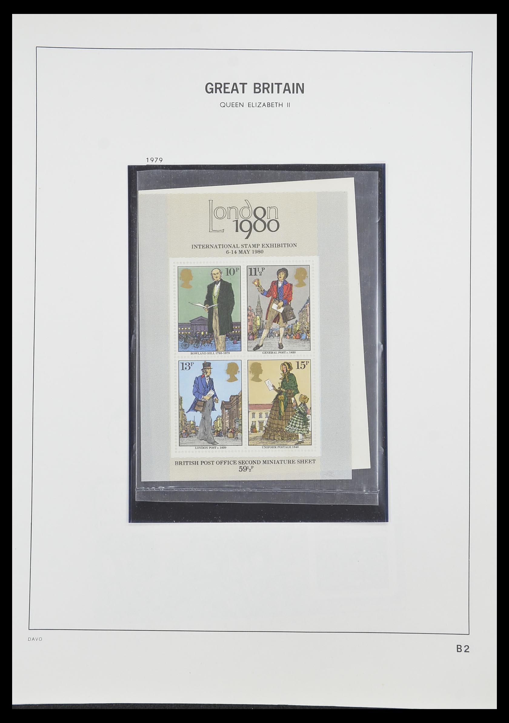 33419 097 - Postzegelverzameling 33419 Engeland 1875-1993.