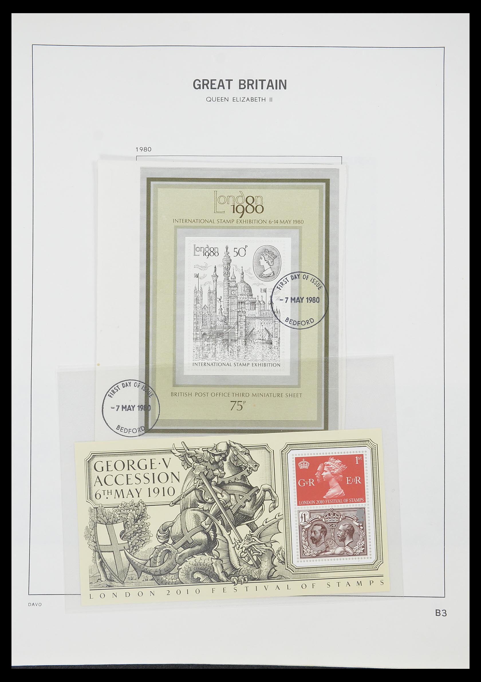 33419 098 - Postzegelverzameling 33419 Engeland 1875-1993.