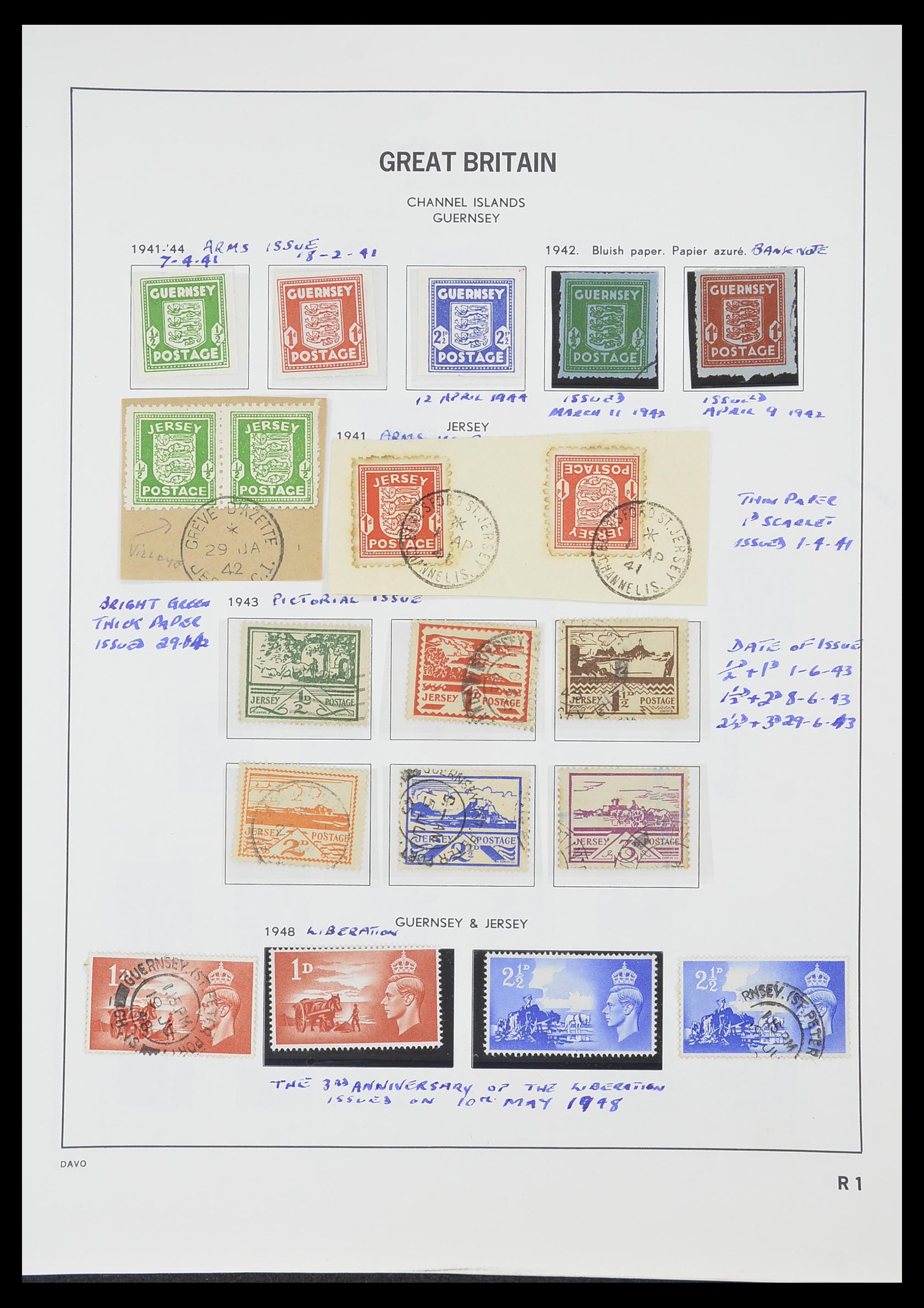 33419 104 - Stamp collection 33419 Great Britain 1875-1993.