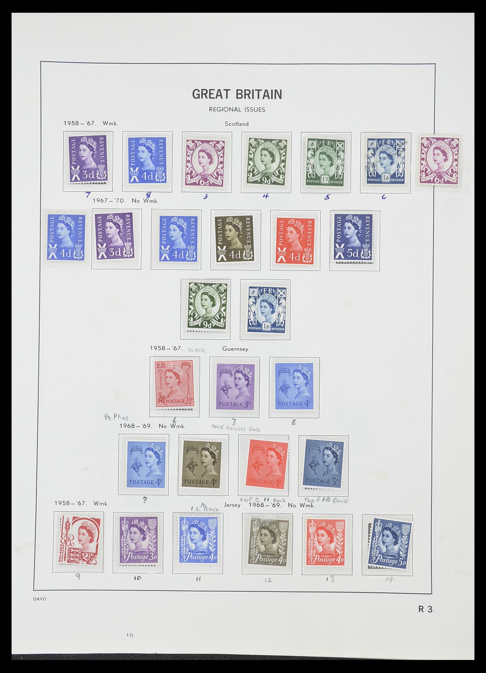 33419 106 - Stamp collection 33419 Great Britain 1875-1993.