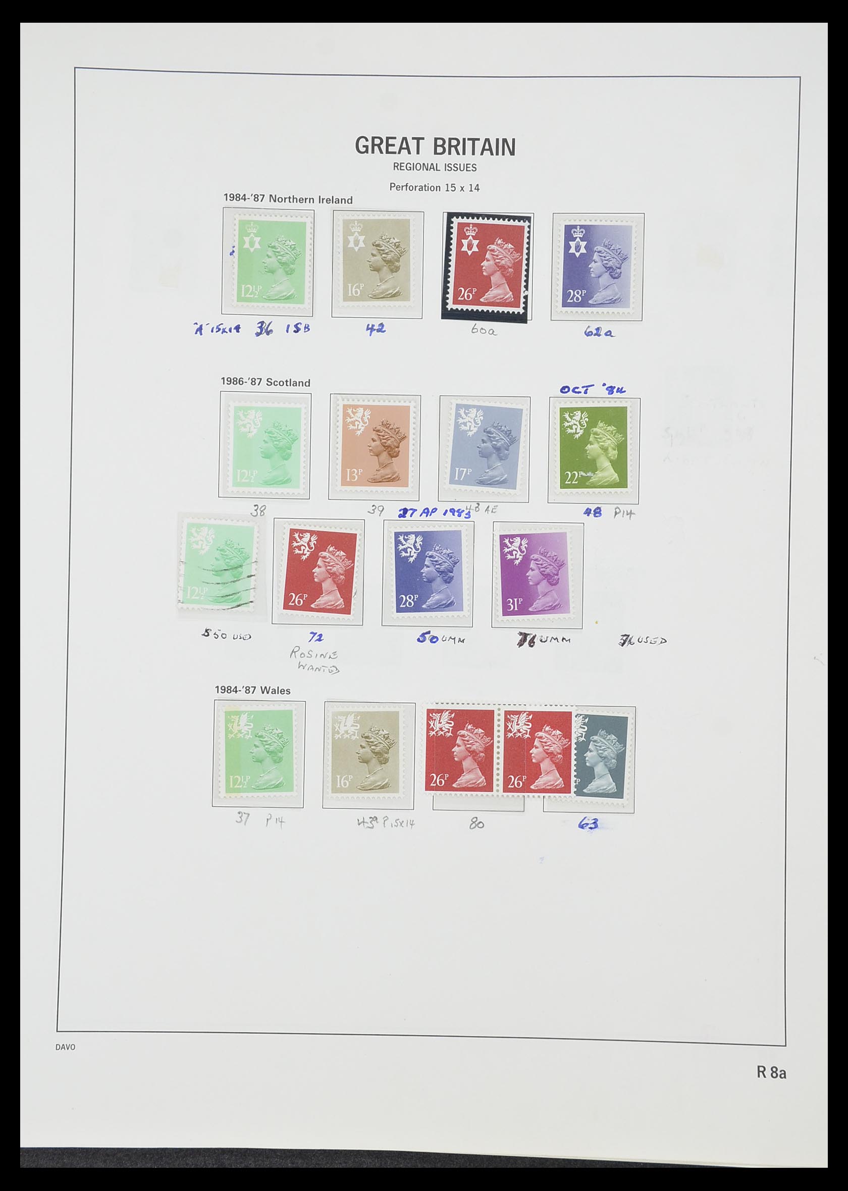 33419 114 - Stamp collection 33419 Great Britain 1875-1993.