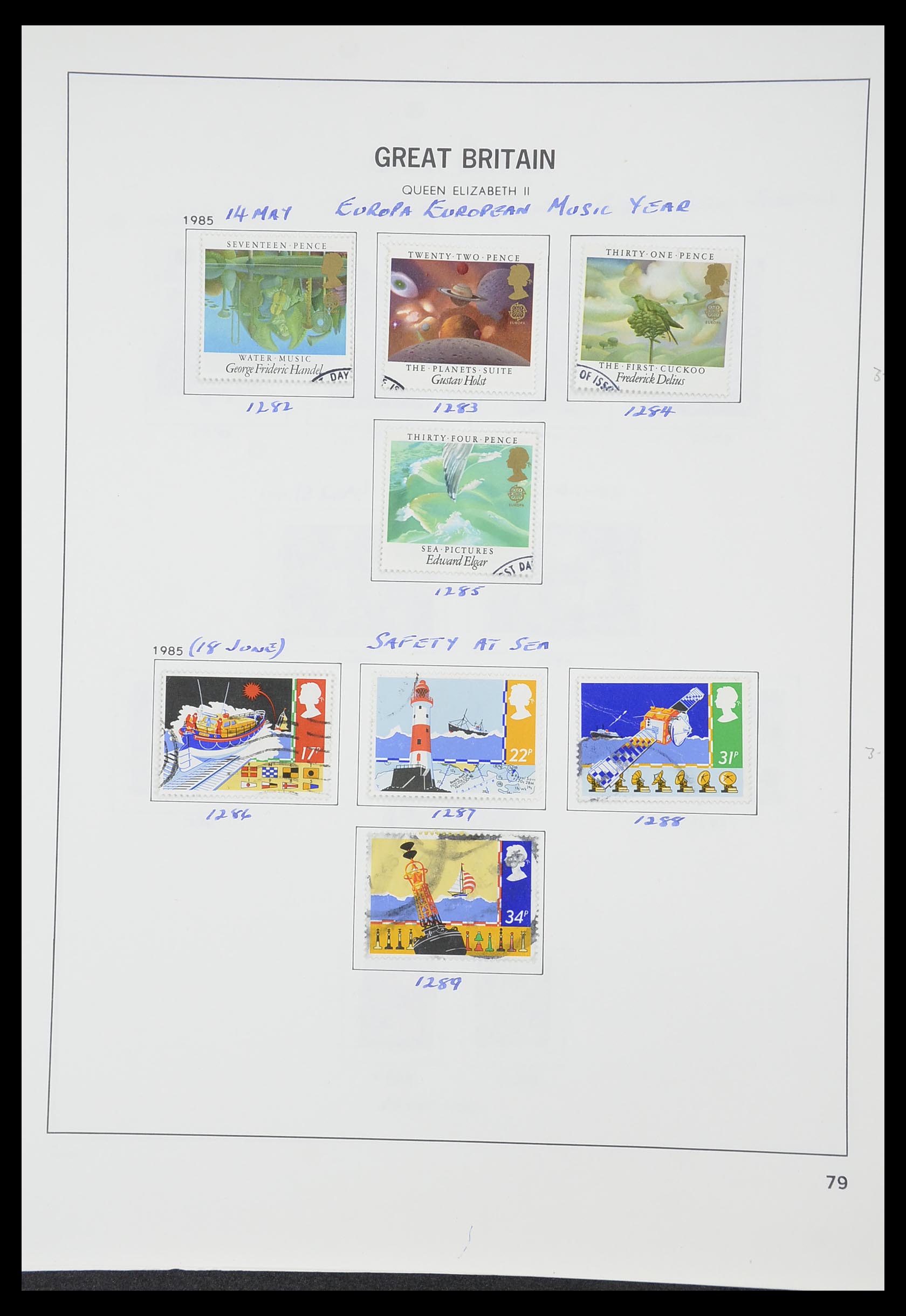 33419 122 - Postzegelverzameling 33419 Engeland 1875-1993.