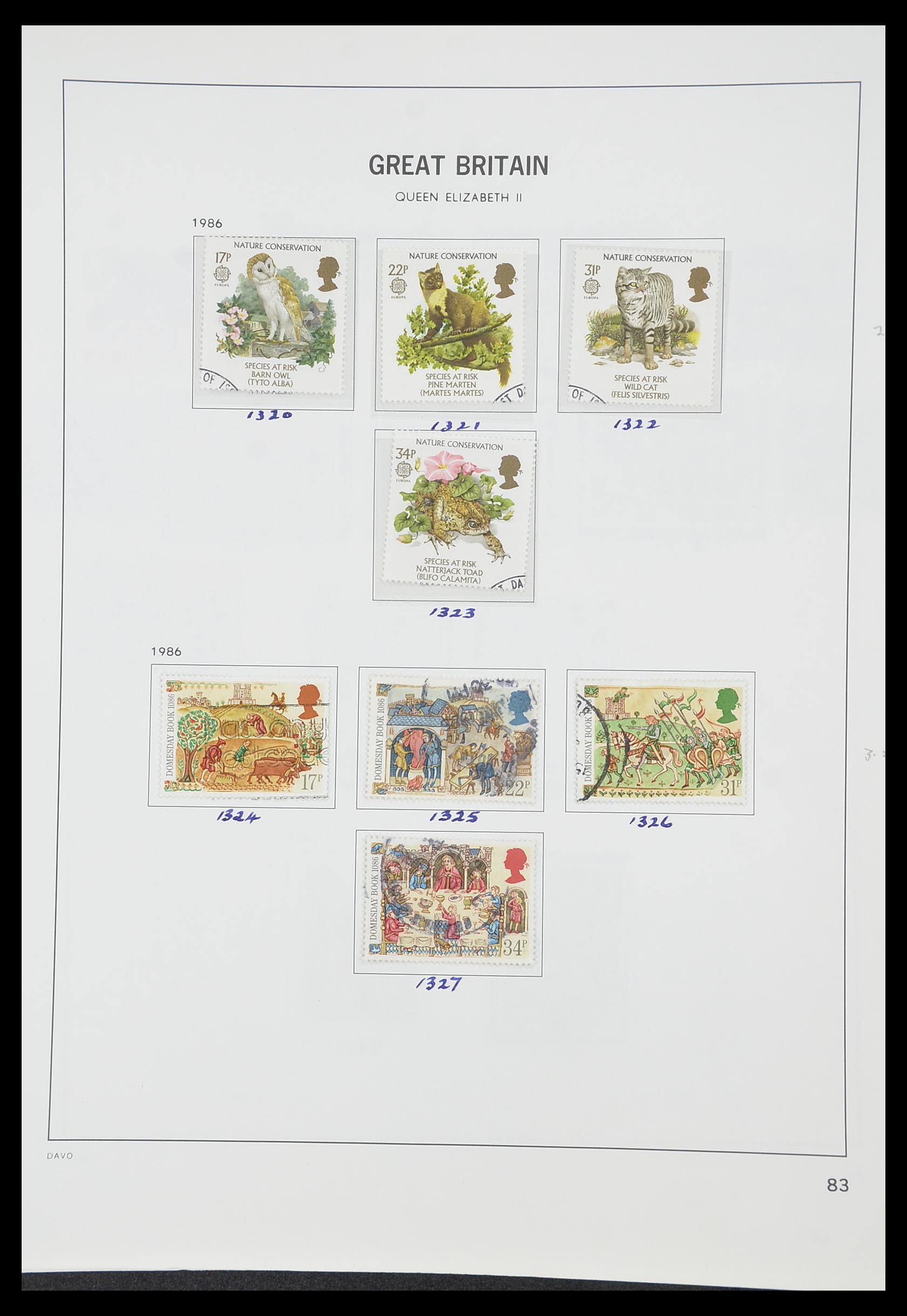 33419 126 - Postzegelverzameling 33419 Engeland 1875-1993.
