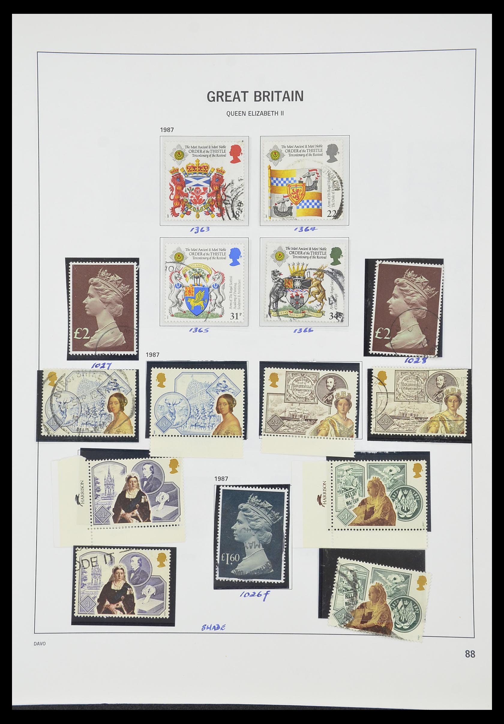 33419 131 - Stamp collection 33419 Great Britain 1875-1993.