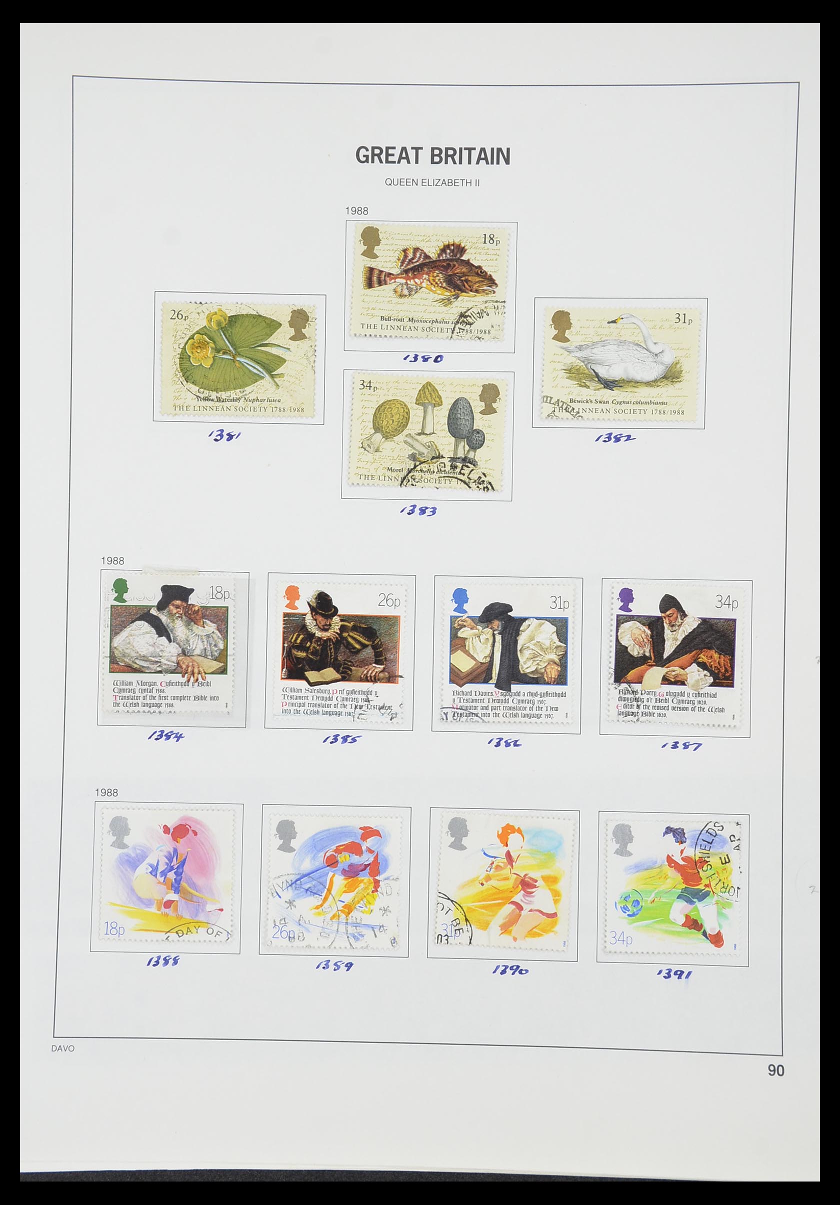 33419 133 - Postzegelverzameling 33419 Engeland 1875-1993.