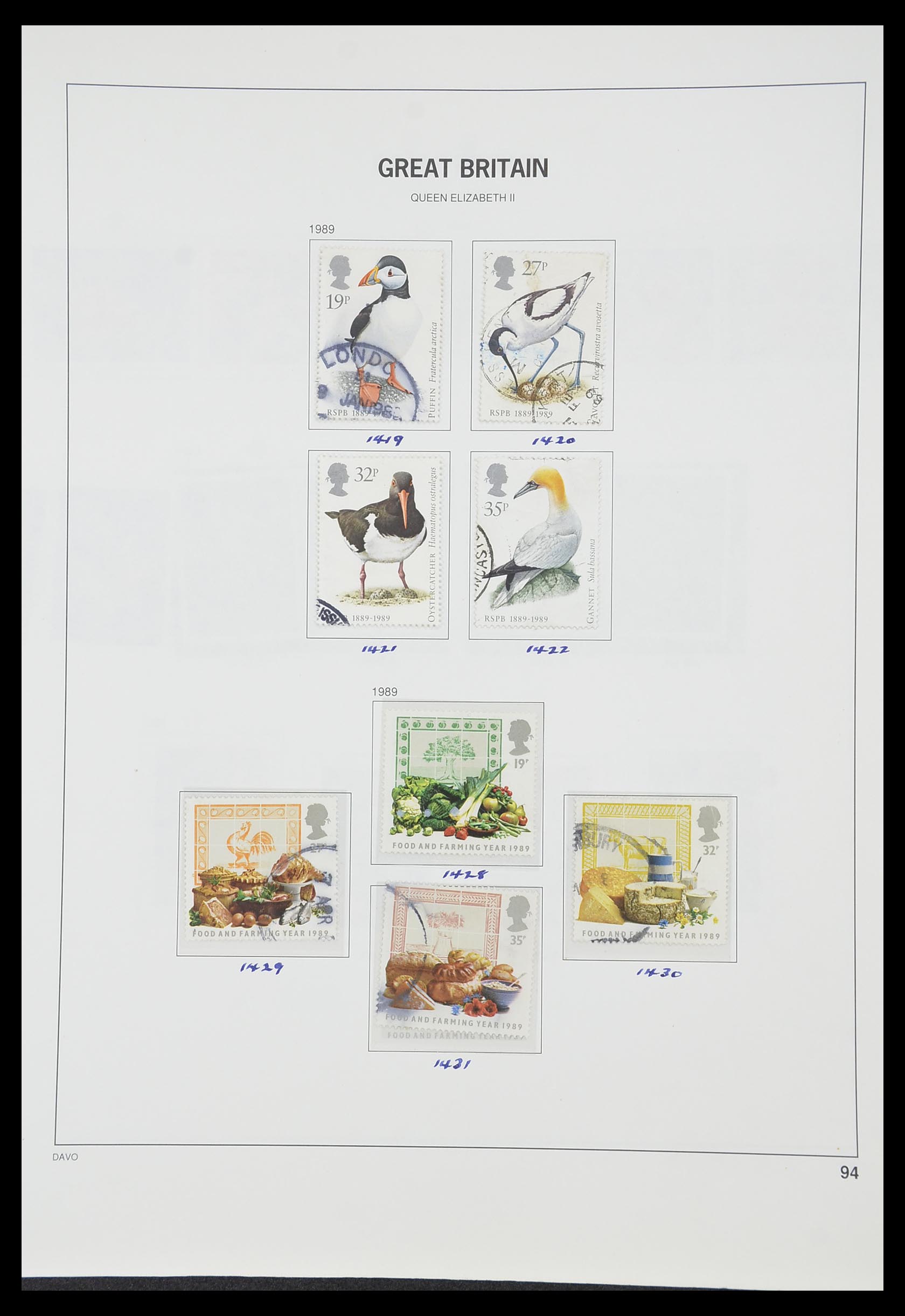 33419 137 - Stamp collection 33419 Great Britain 1875-1993.