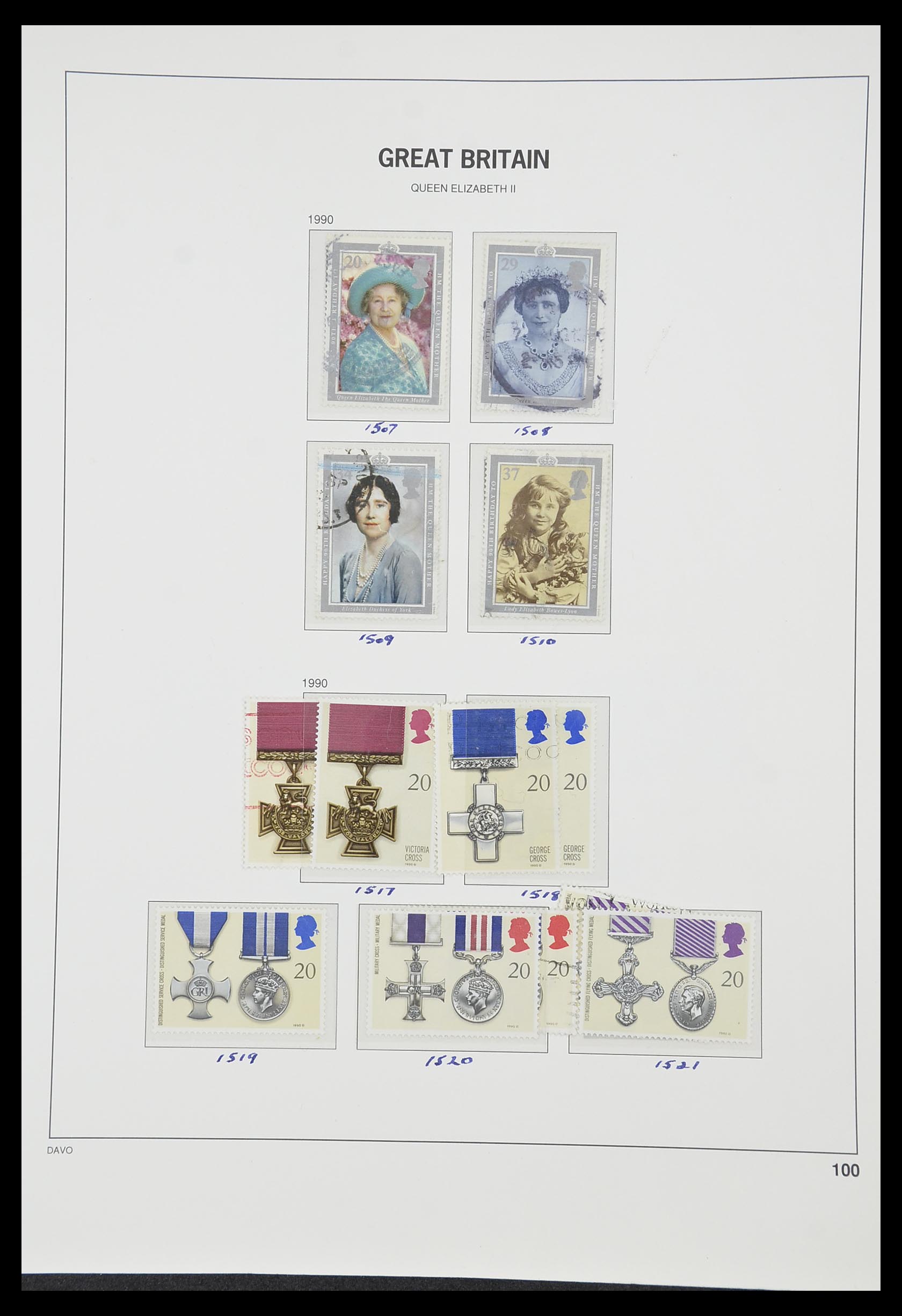 33419 143 - Postzegelverzameling 33419 Engeland 1875-1993.