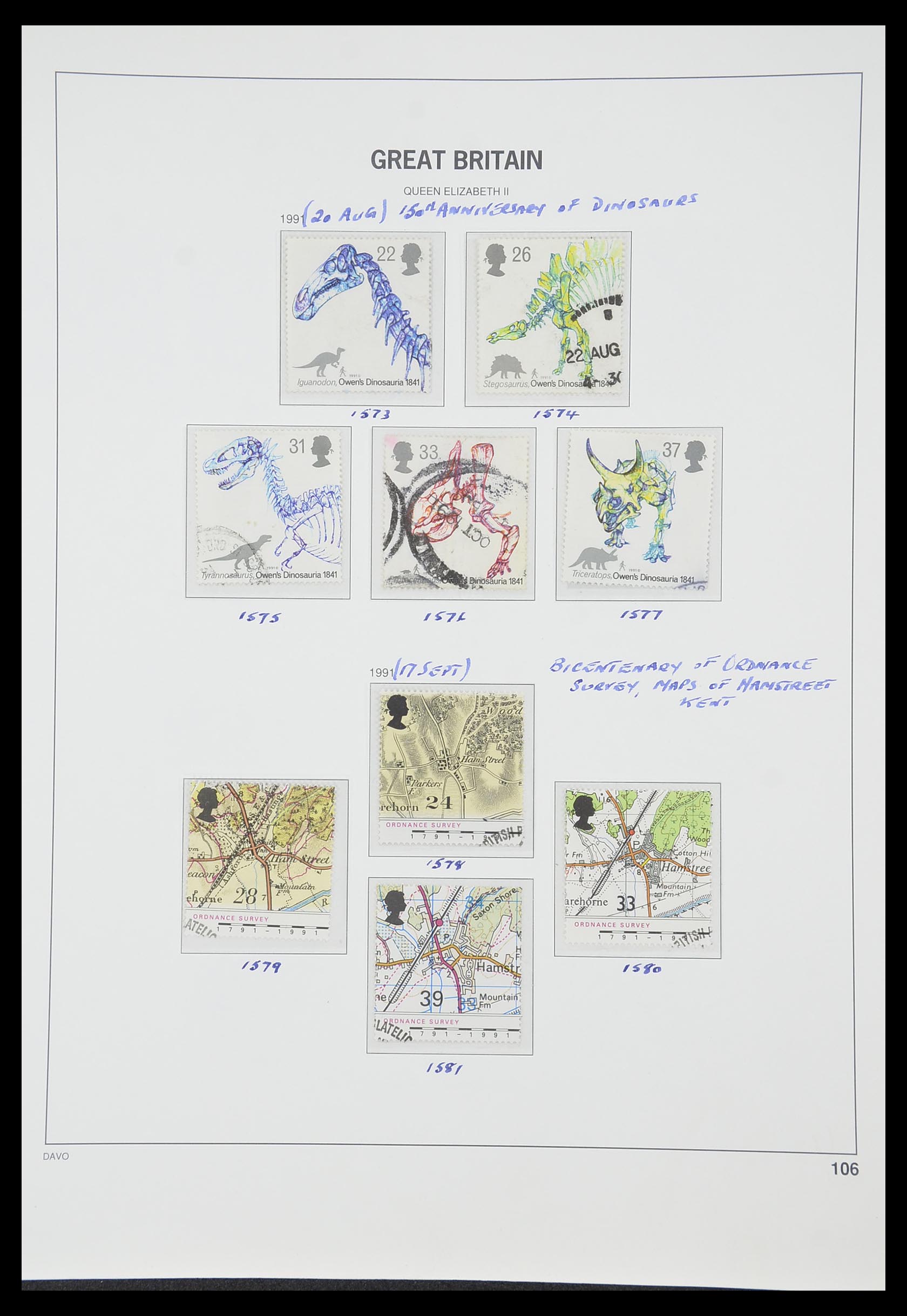 33419 146 - Stamp collection 33419 Great Britain 1875-1993.