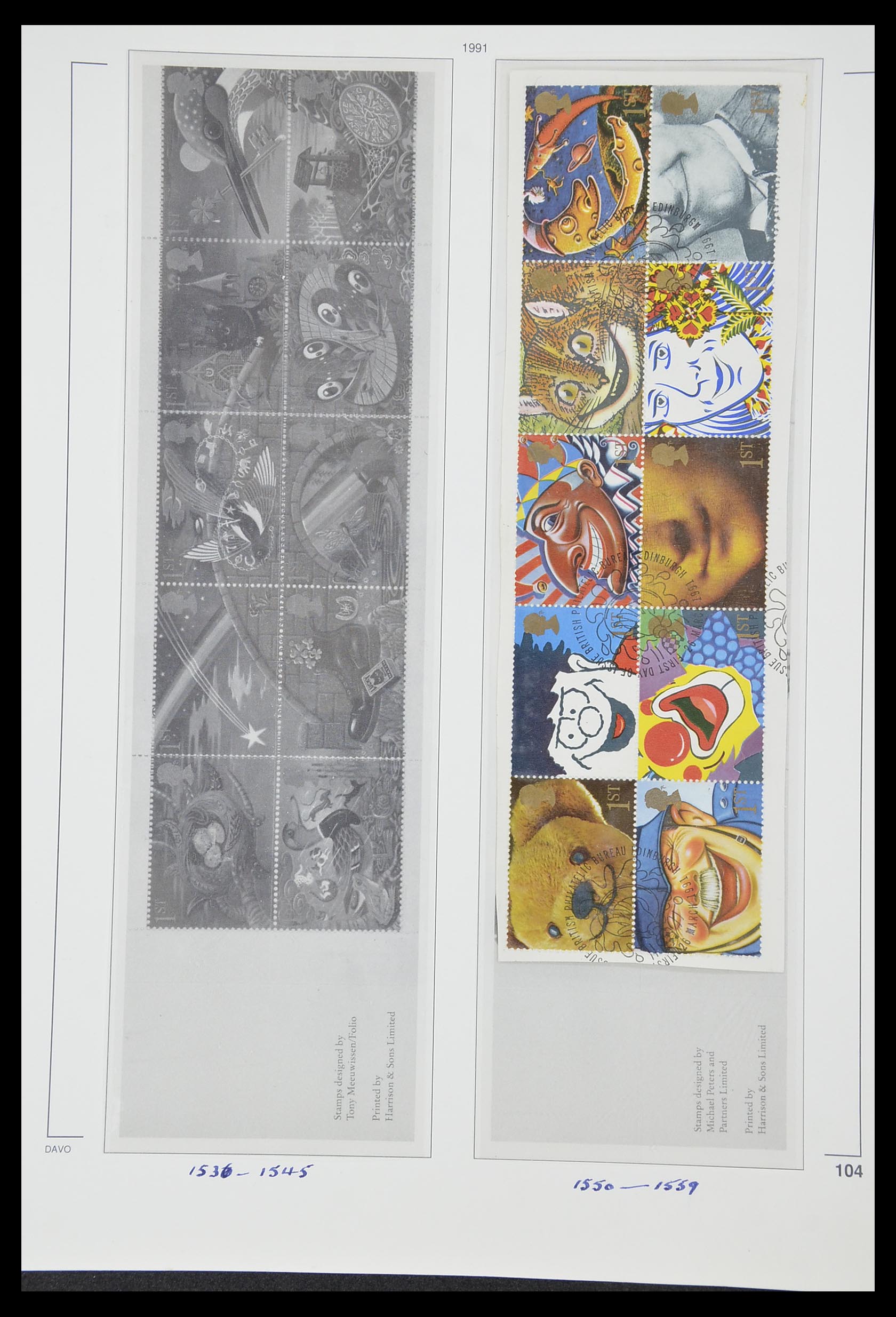 33419 148 - Postzegelverzameling 33419 Engeland 1875-1993.