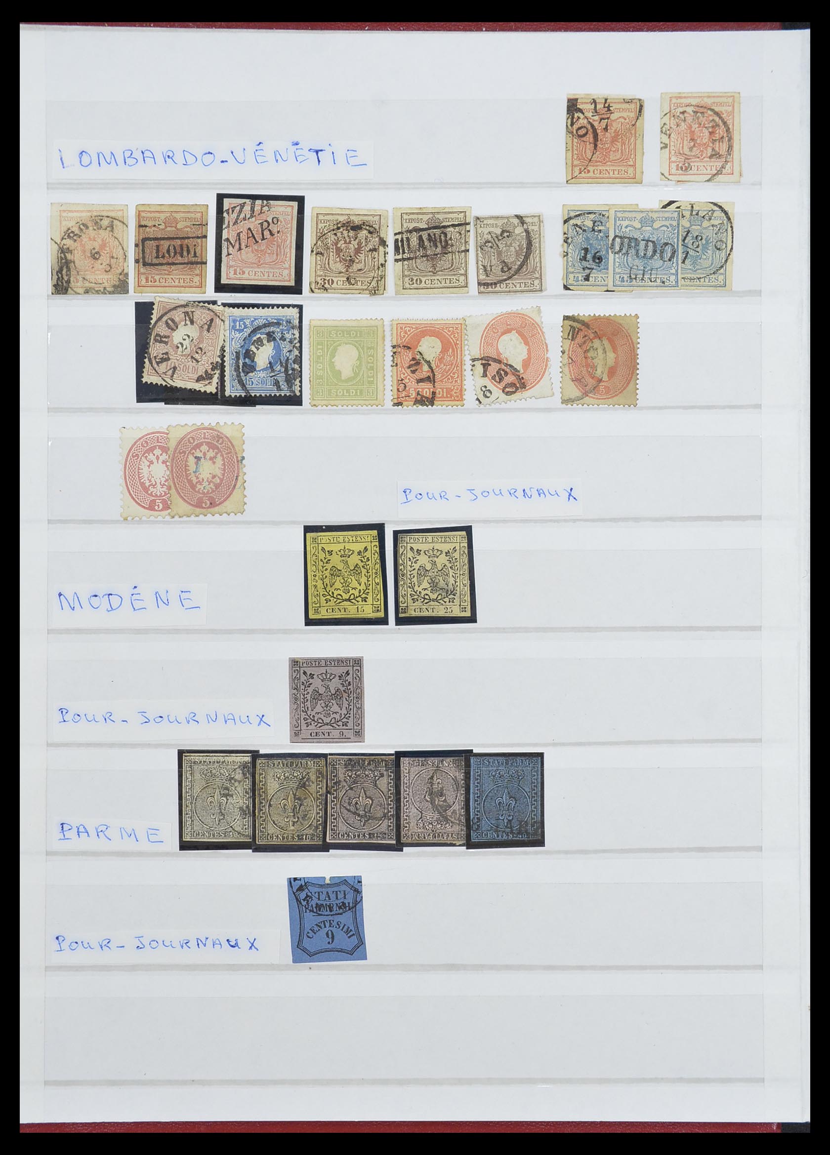 33422 002 - Postzegelverzameling 33422 Italië en Staten 1850-1974.