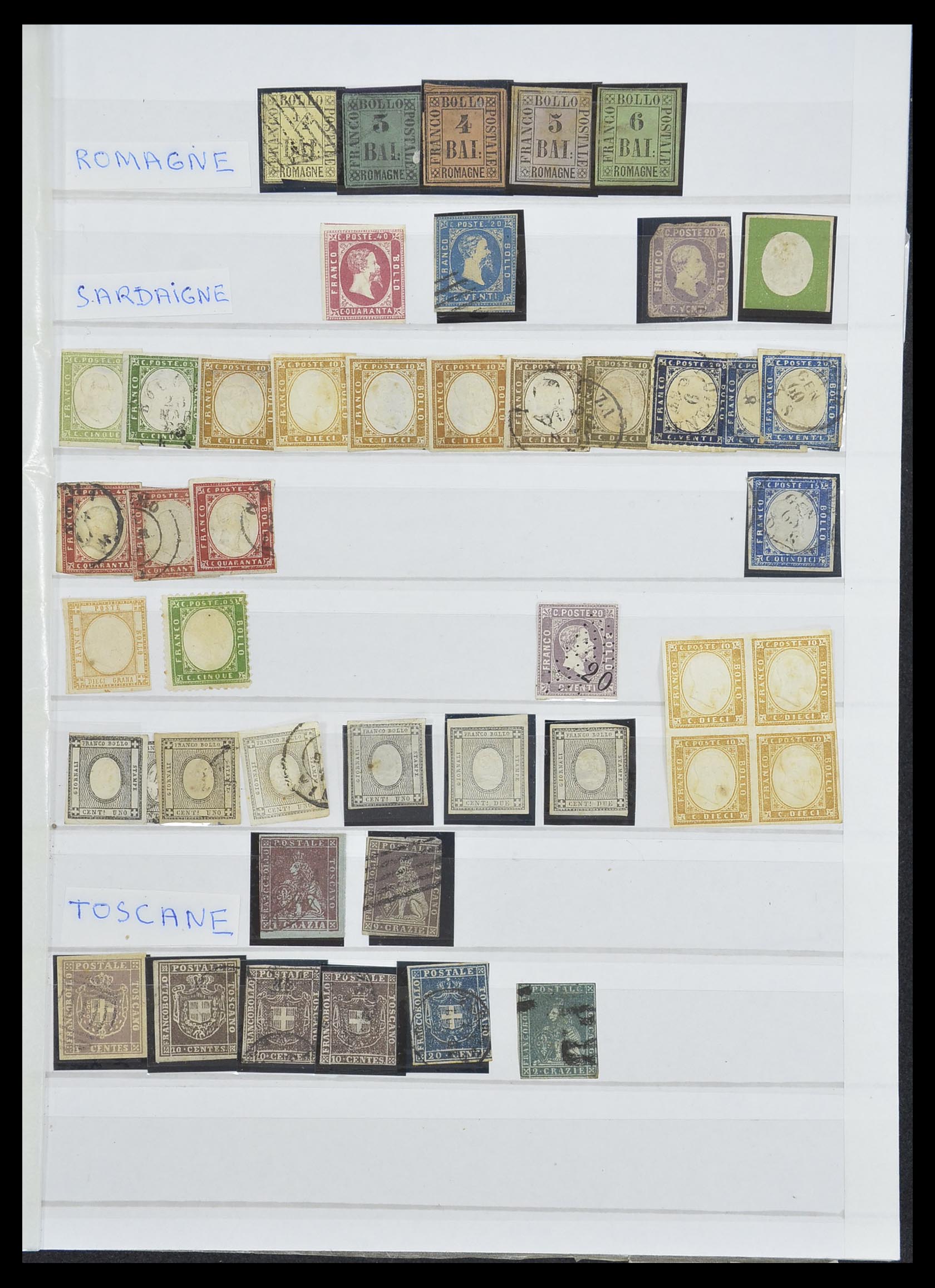 33422 003 - Postzegelverzameling 33422 Italië en Staten 1850-1974.