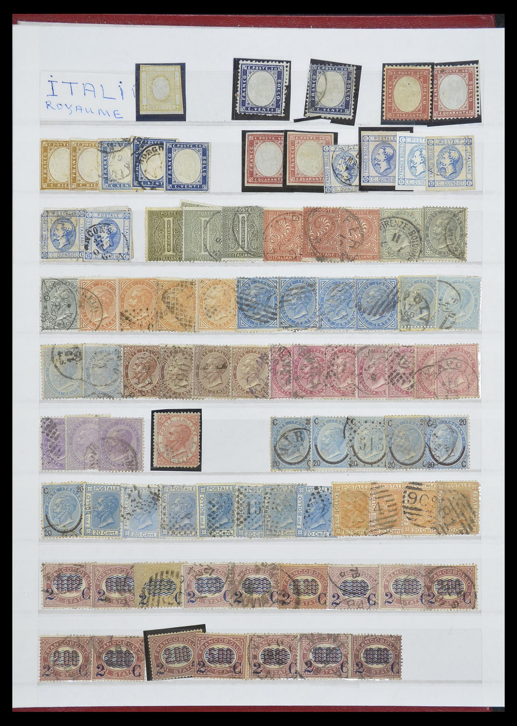33422 004 - Postzegelverzameling 33422 Italië en Staten 1850-1974.