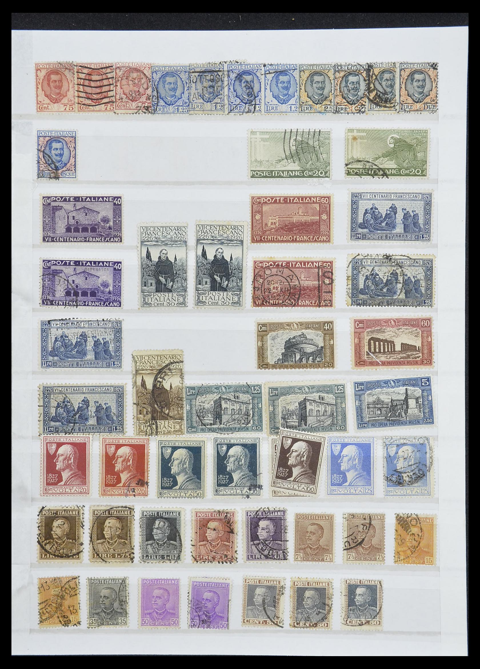 33422 009 - Postzegelverzameling 33422 Italië en Staten 1850-1974.