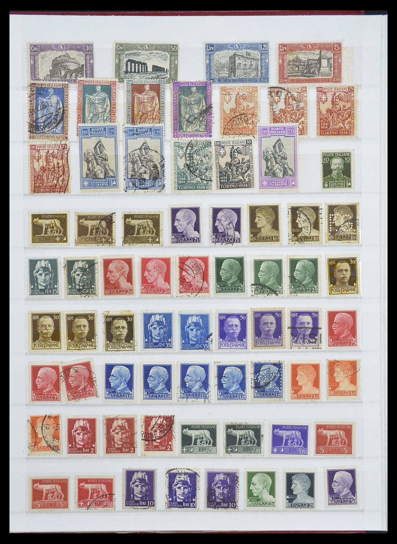 33422 011 - Postzegelverzameling 33422 Italië en Staten 1850-1974.