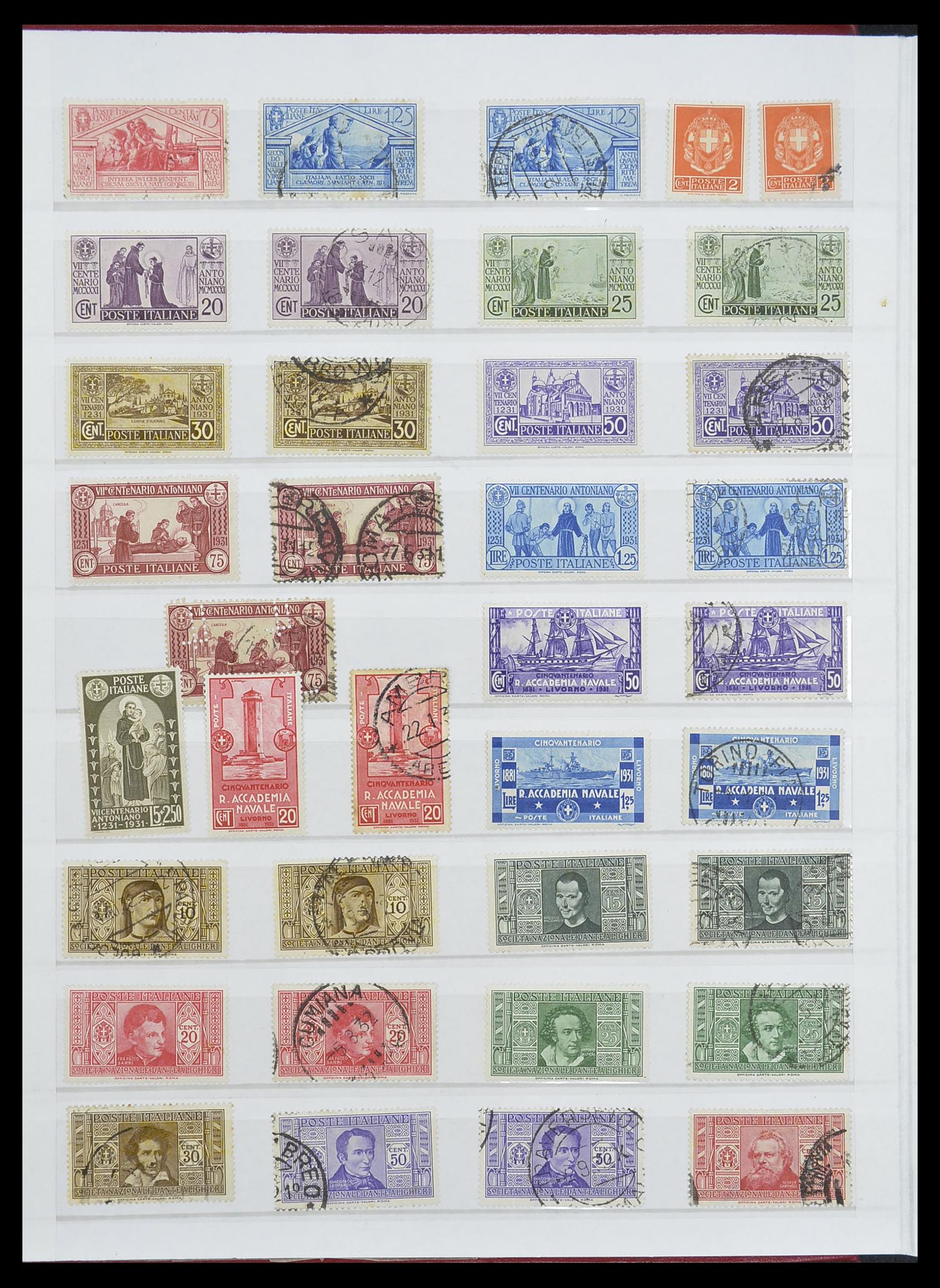 33422 012 - Postzegelverzameling 33422 Italië en Staten 1850-1974.