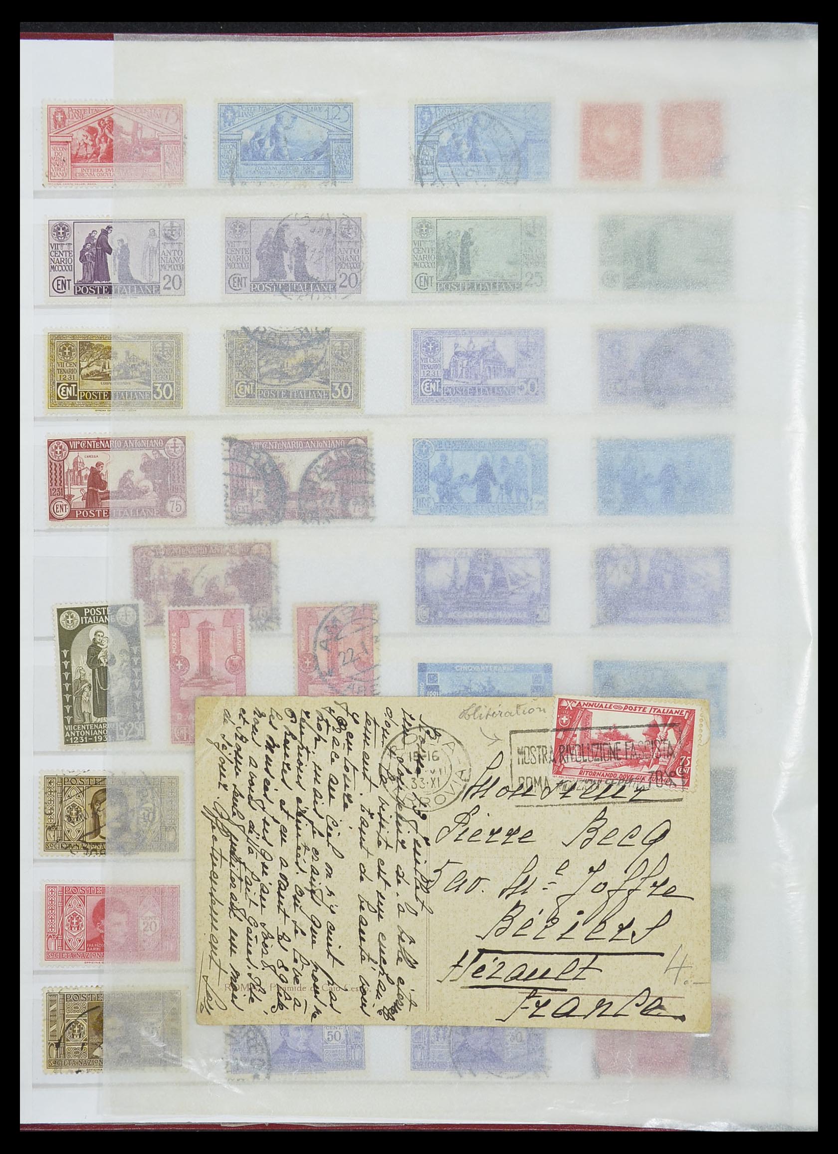 33422 013 - Postzegelverzameling 33422 Italië en Staten 1850-1974.