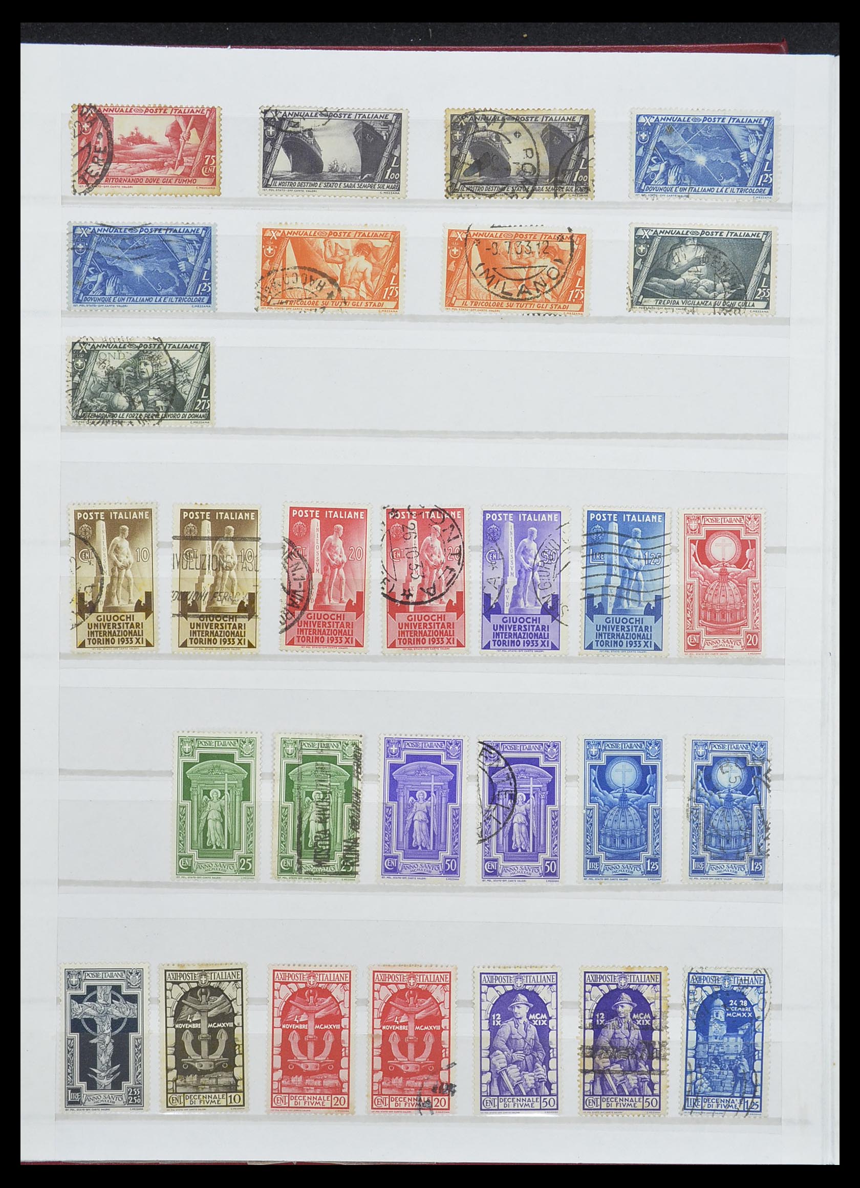 33422 016 - Postzegelverzameling 33422 Italië en Staten 1850-1974.
