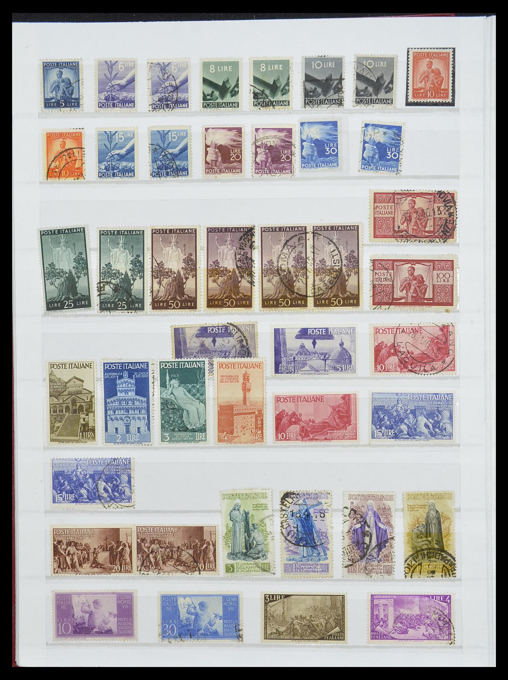 33422 022 - Postzegelverzameling 33422 Italië en Staten 1850-1974.