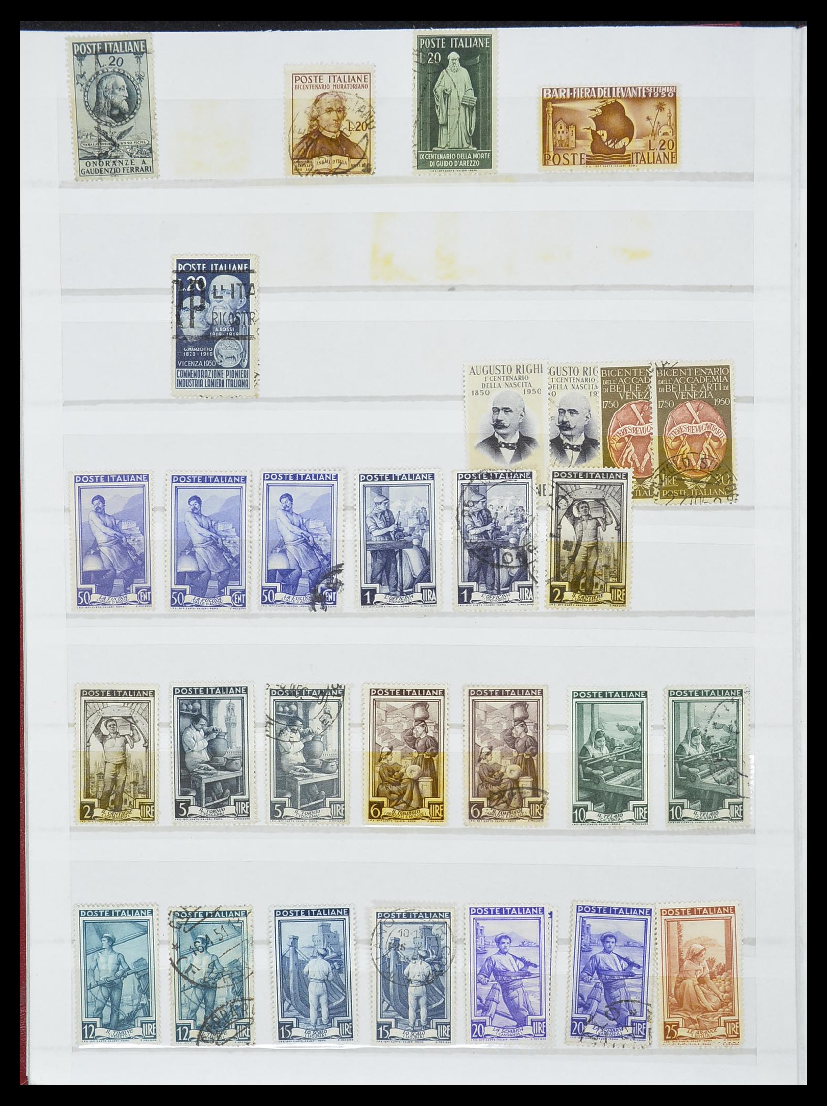 33422 023 - Postzegelverzameling 33422 Italië en Staten 1850-1974.
