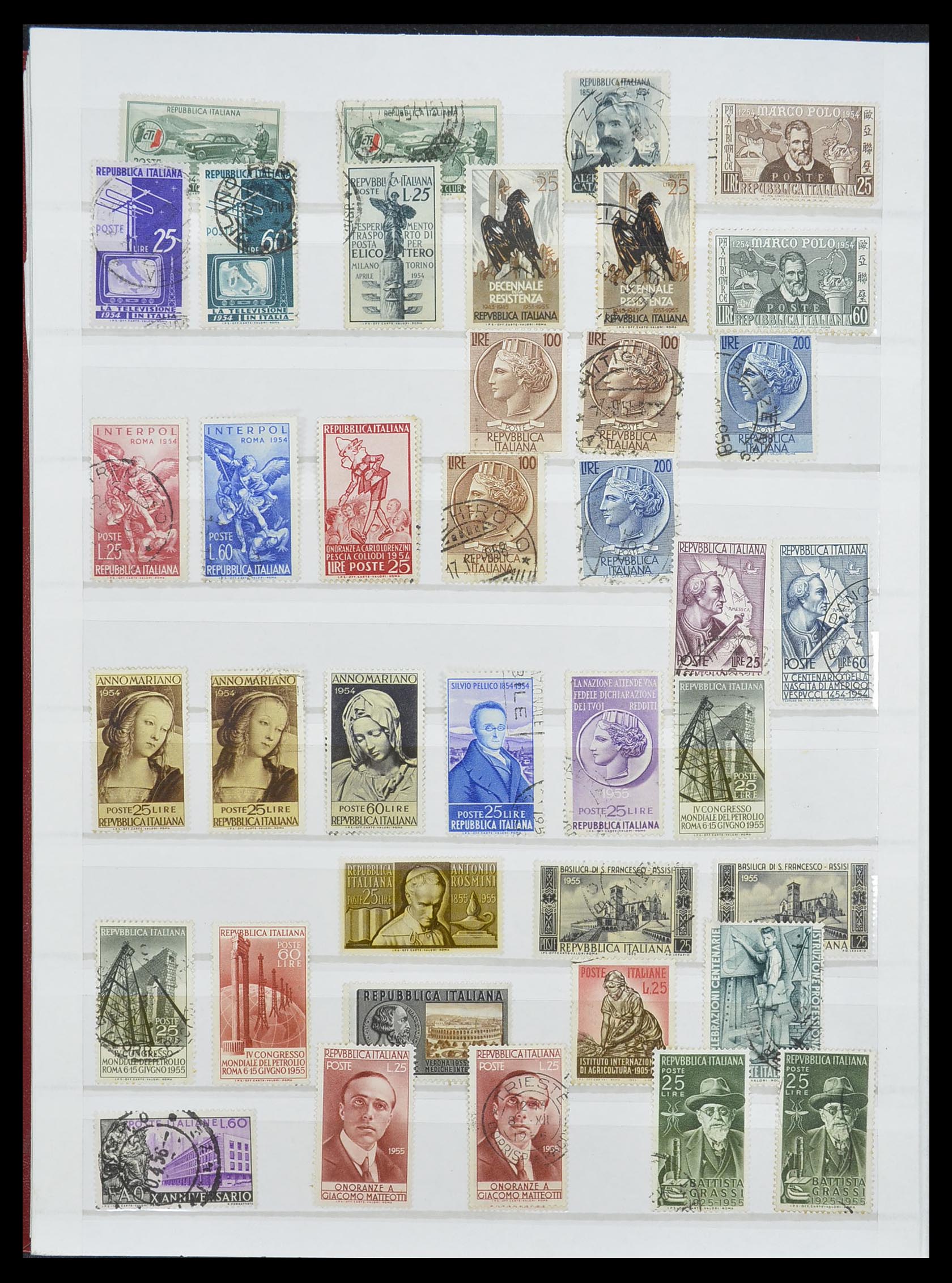 33422 027 - Postzegelverzameling 33422 Italië en Staten 1850-1974.