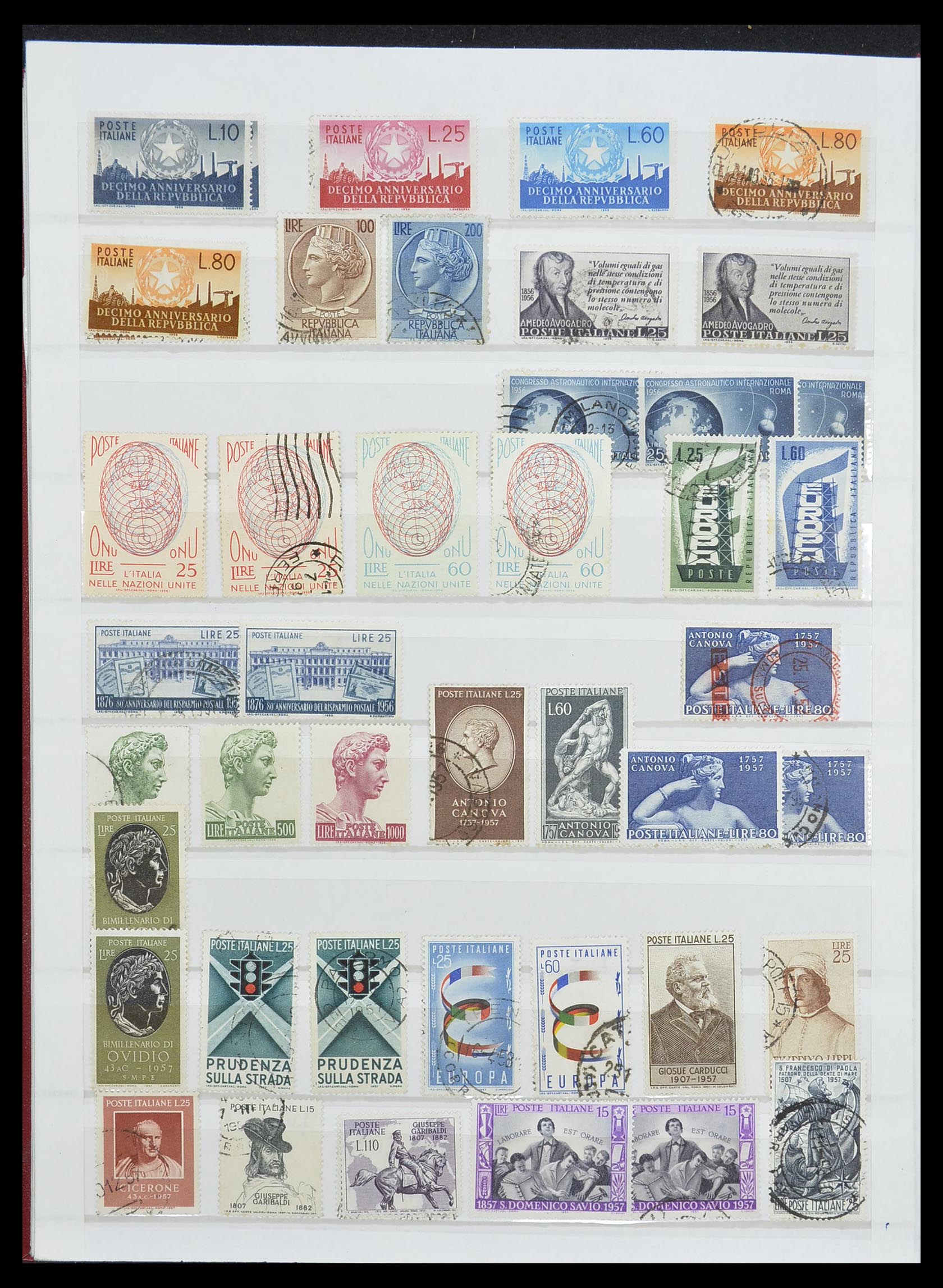 33422 030 - Postzegelverzameling 33422 Italië en Staten 1850-1974.