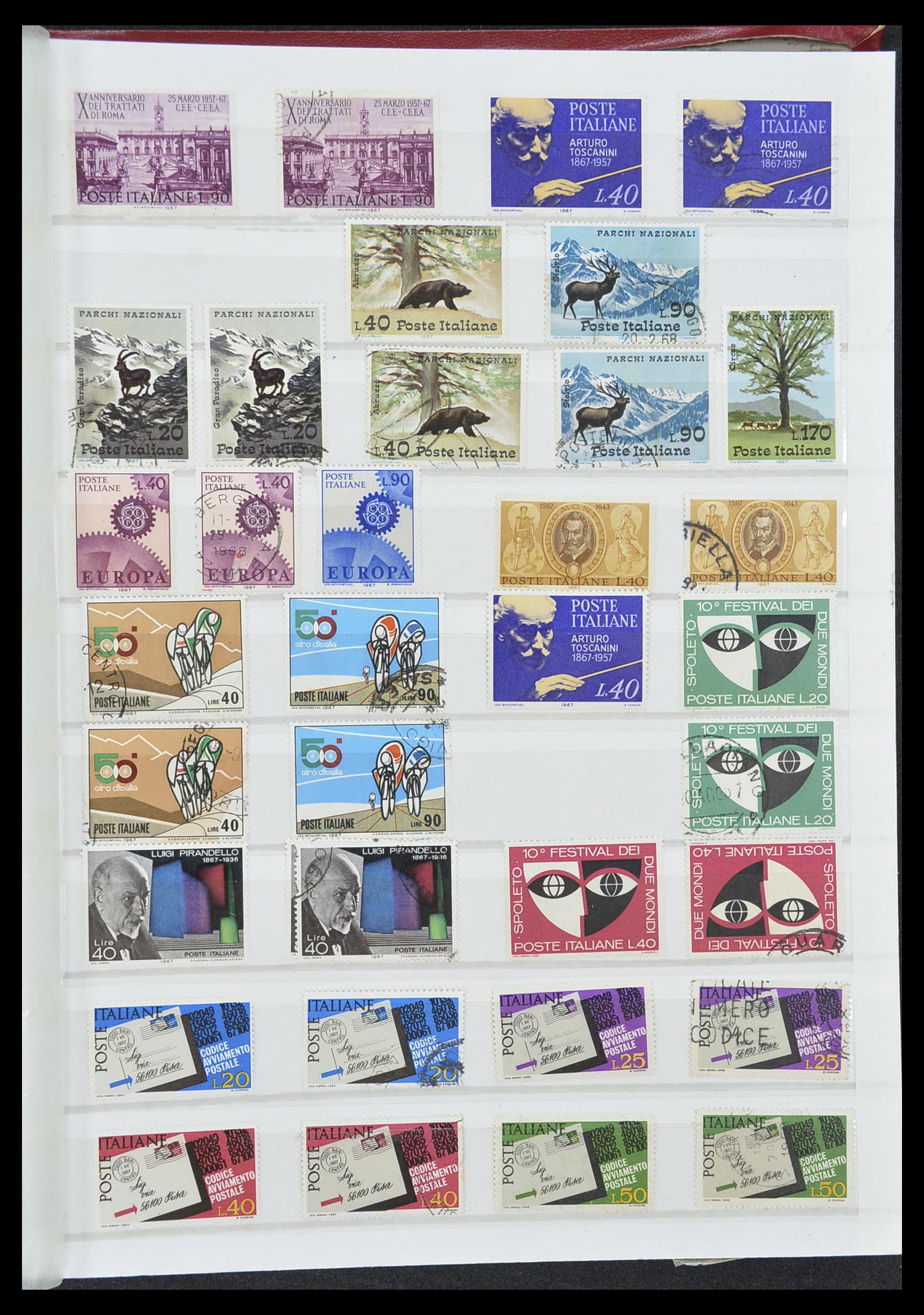 33422 038 - Postzegelverzameling 33422 Italië en Staten 1850-1974.