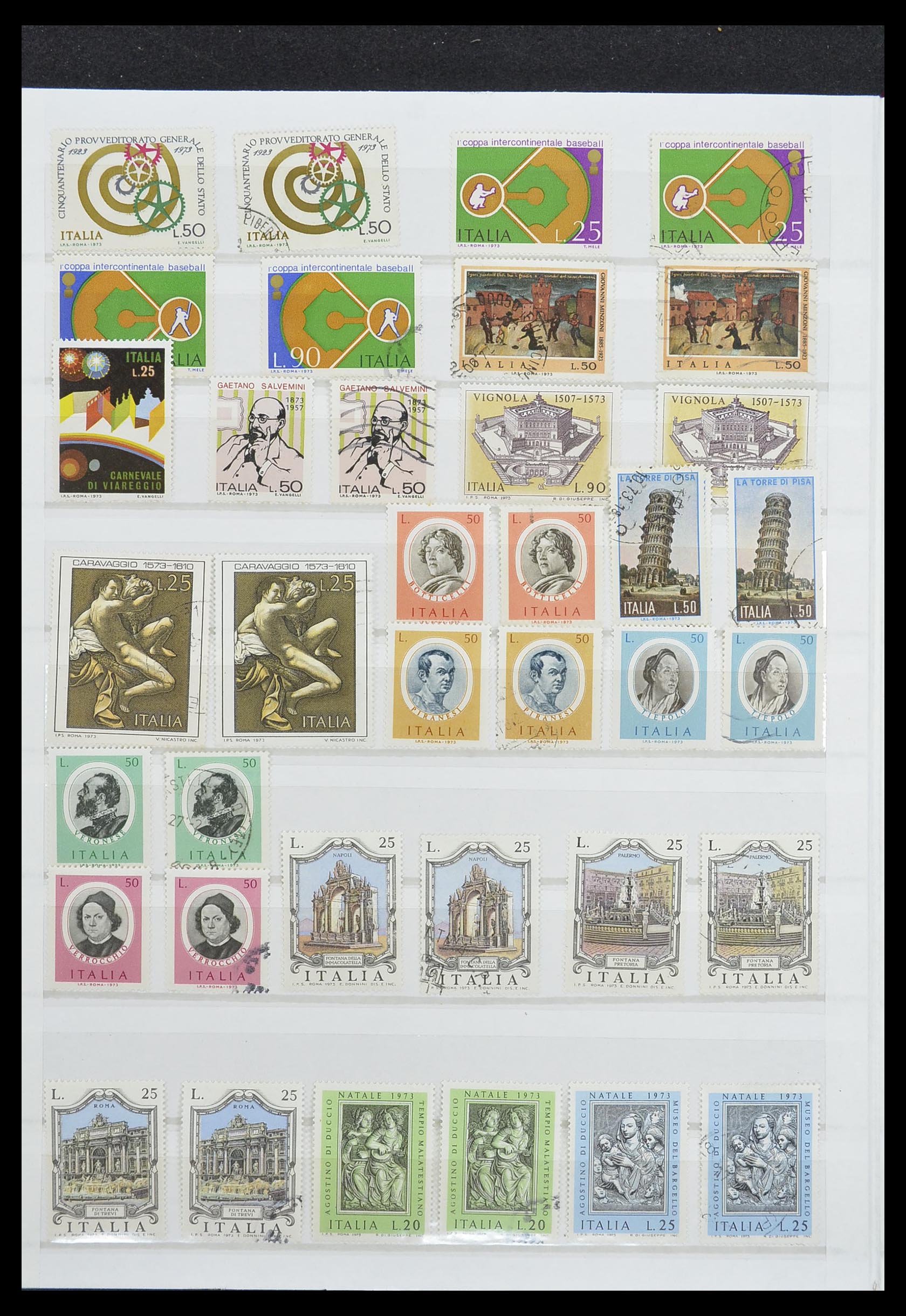 33422 048 - Stamp collection 33422 Italy and States 1850-1974.