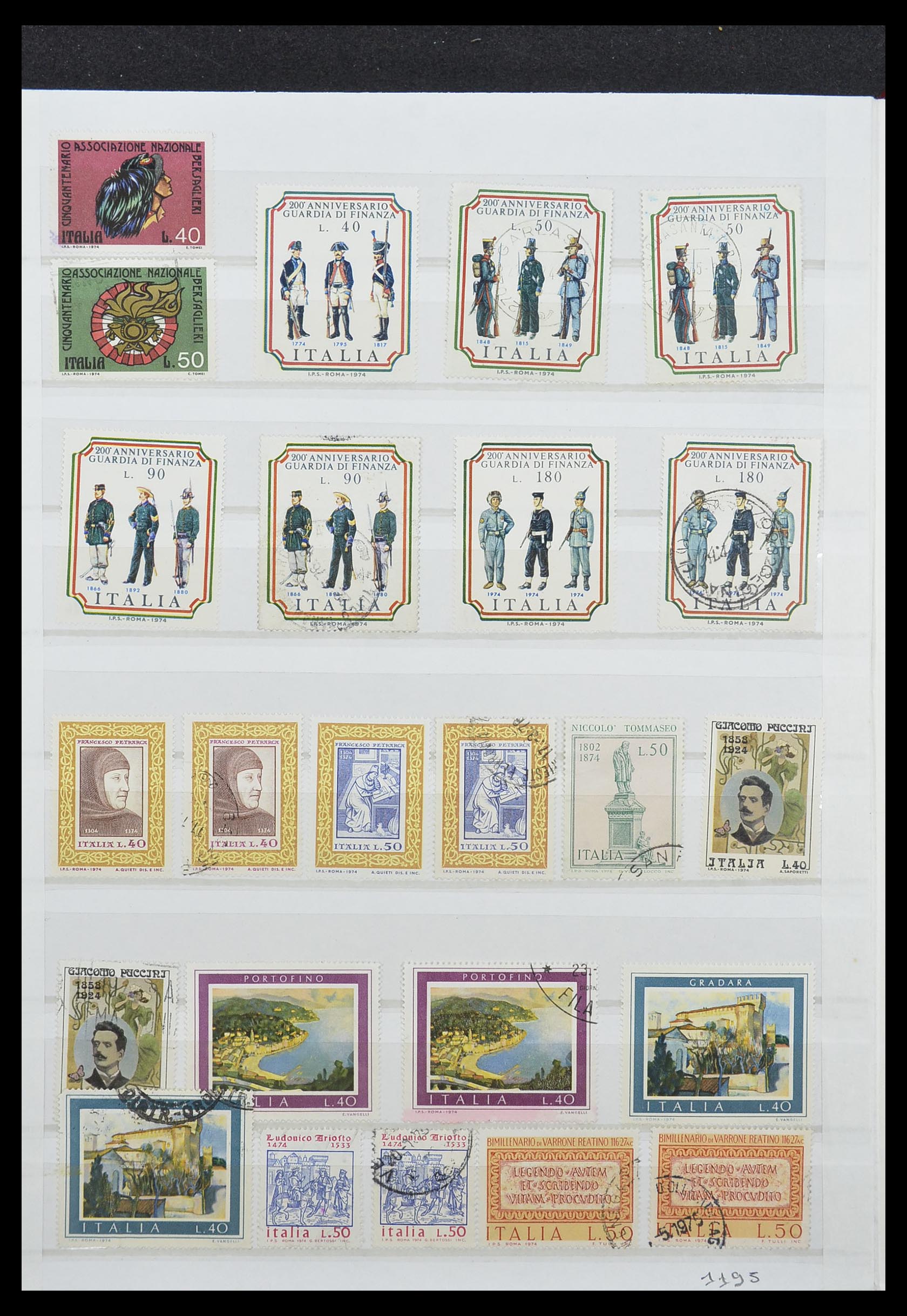 33422 049 - Postzegelverzameling 33422 Italië en Staten 1850-1974.