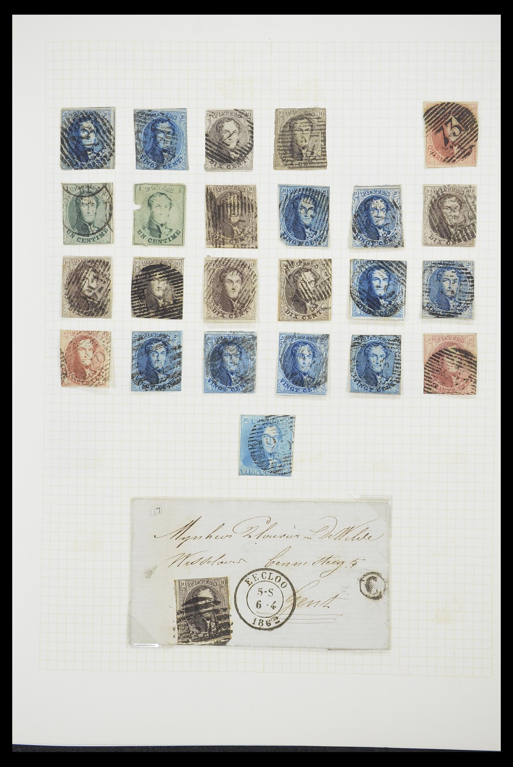 33424 004 - Postzegelverzameling 33424 België 1697(!)-1960.