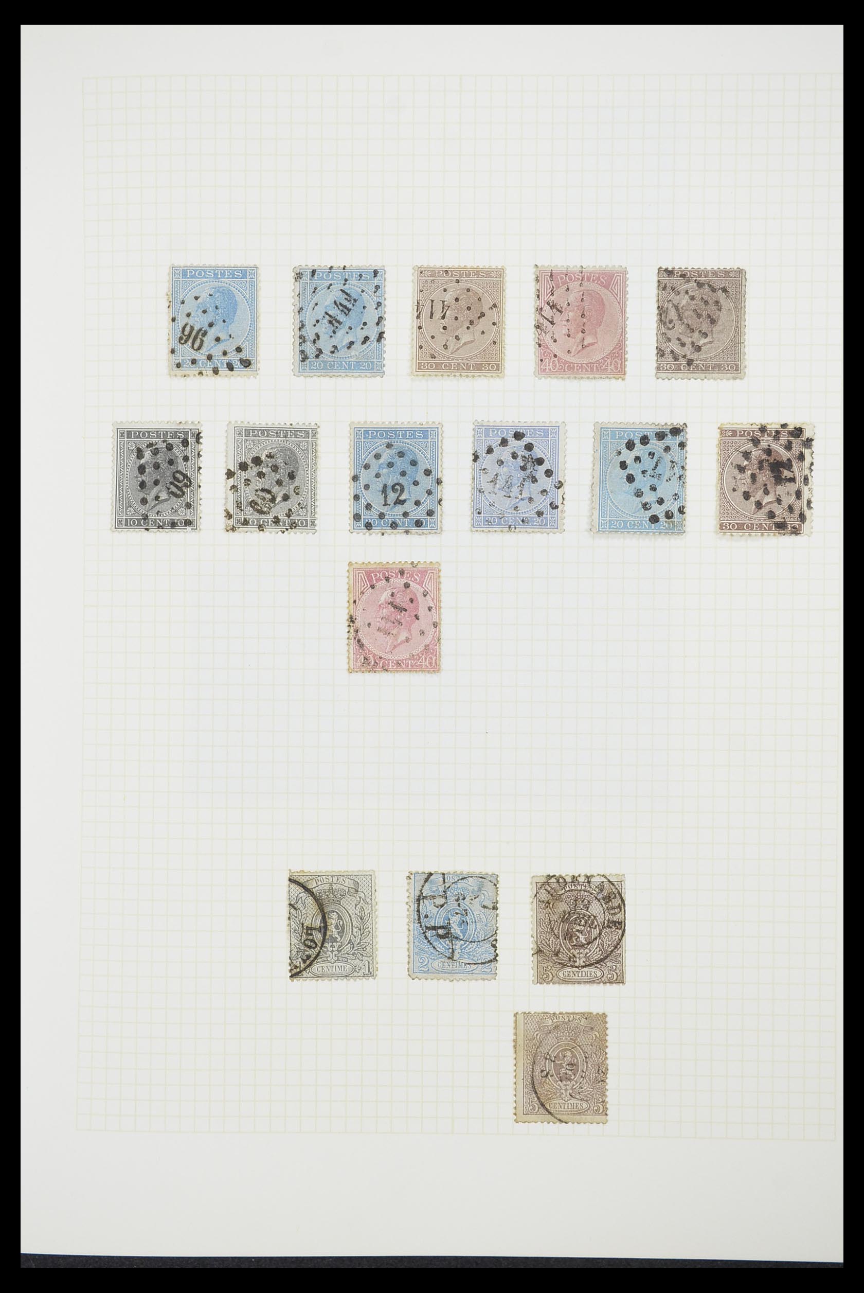 33424 010 - Postzegelverzameling 33424 België 1697(!)-1960.