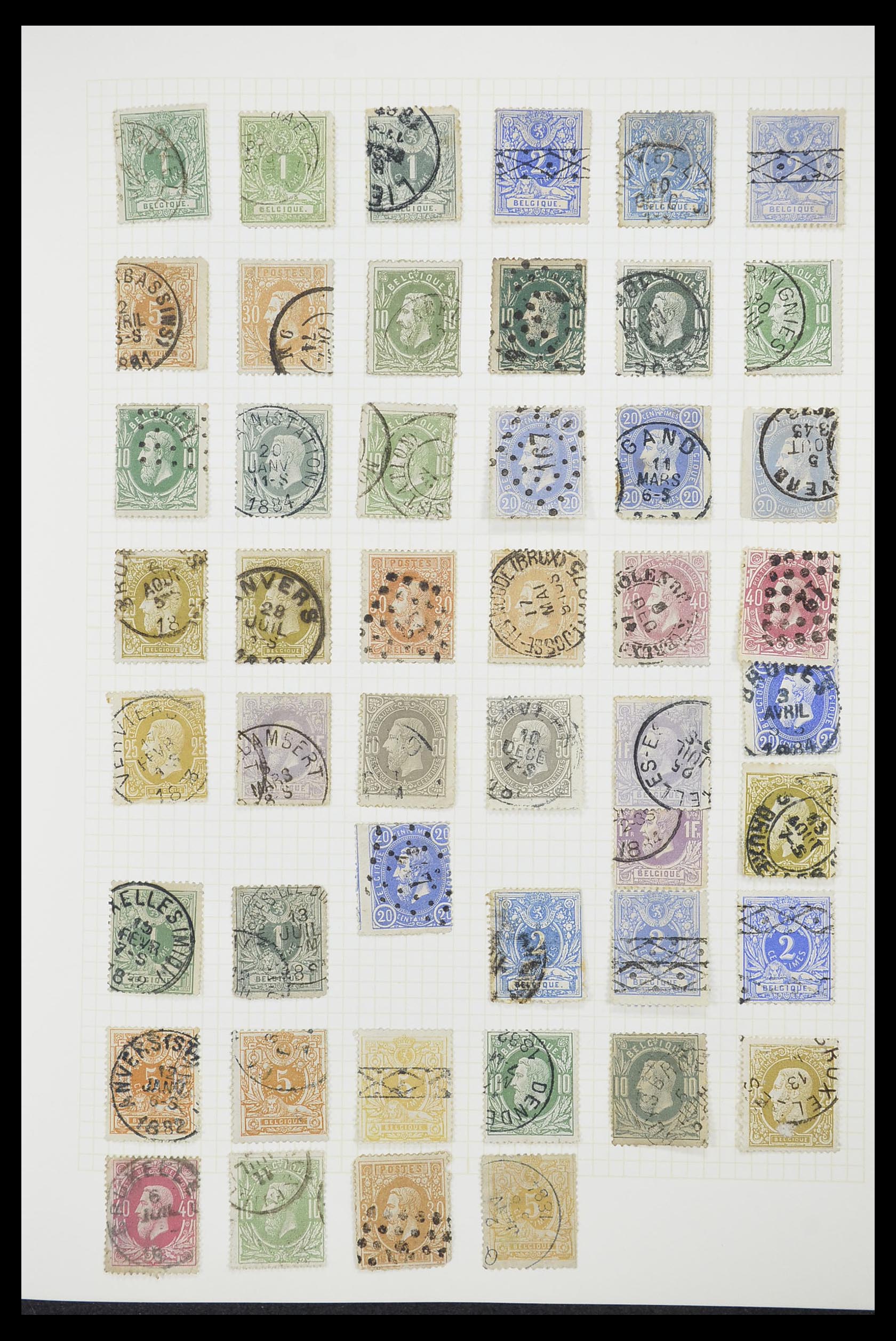 33424 013 - Stamp collection 33424 Belgium 1697(!)-1960.