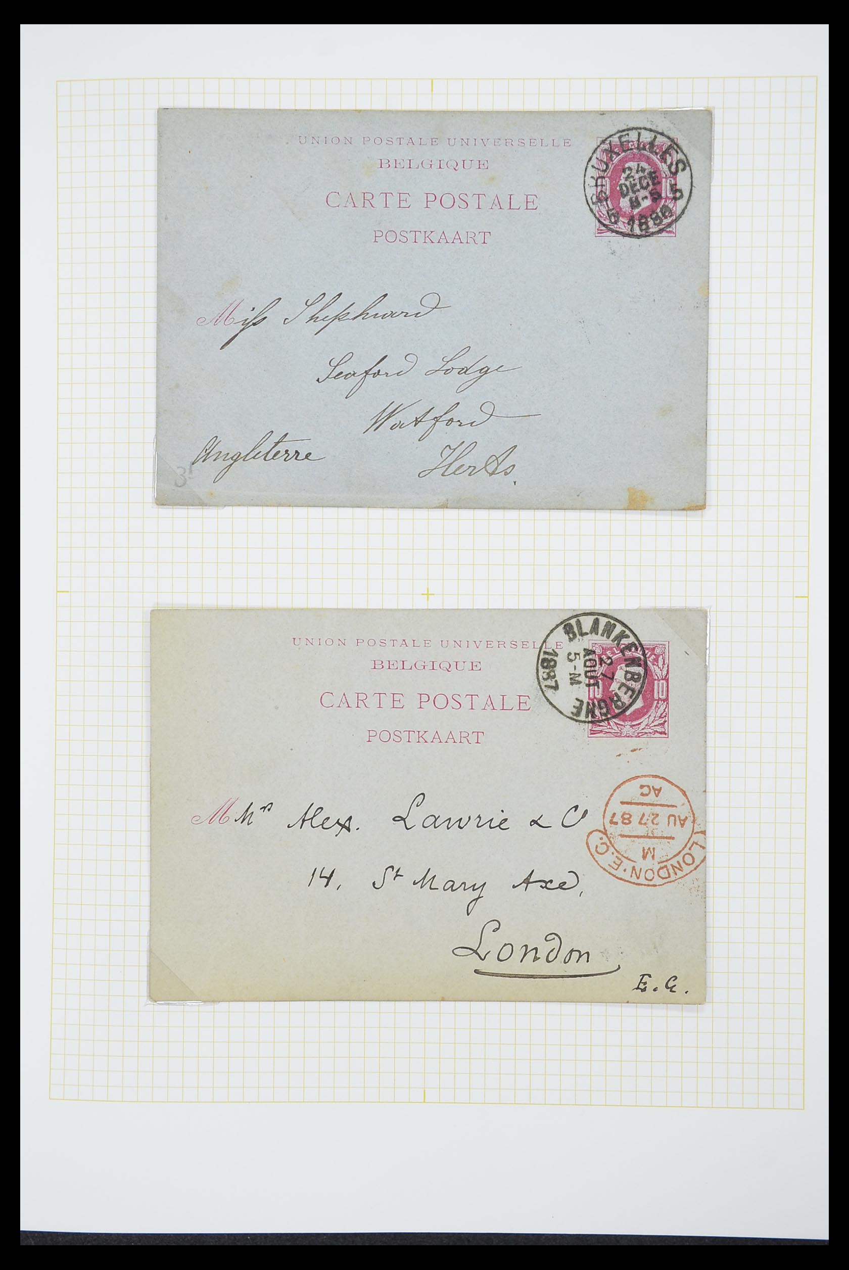 33424 014 - Postzegelverzameling 33424 België 1697(!)-1960.