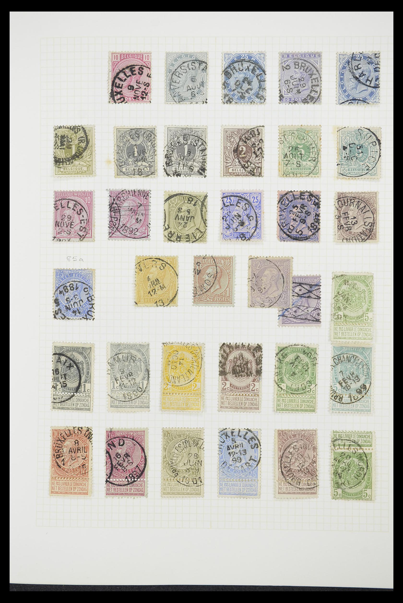 33424 017 - Postzegelverzameling 33424 België 1697(!)-1960.