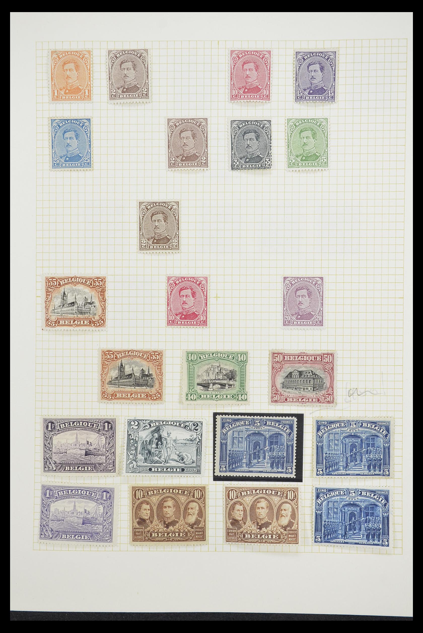 33424 028 - Postzegelverzameling 33424 België 1697(!)-1960.